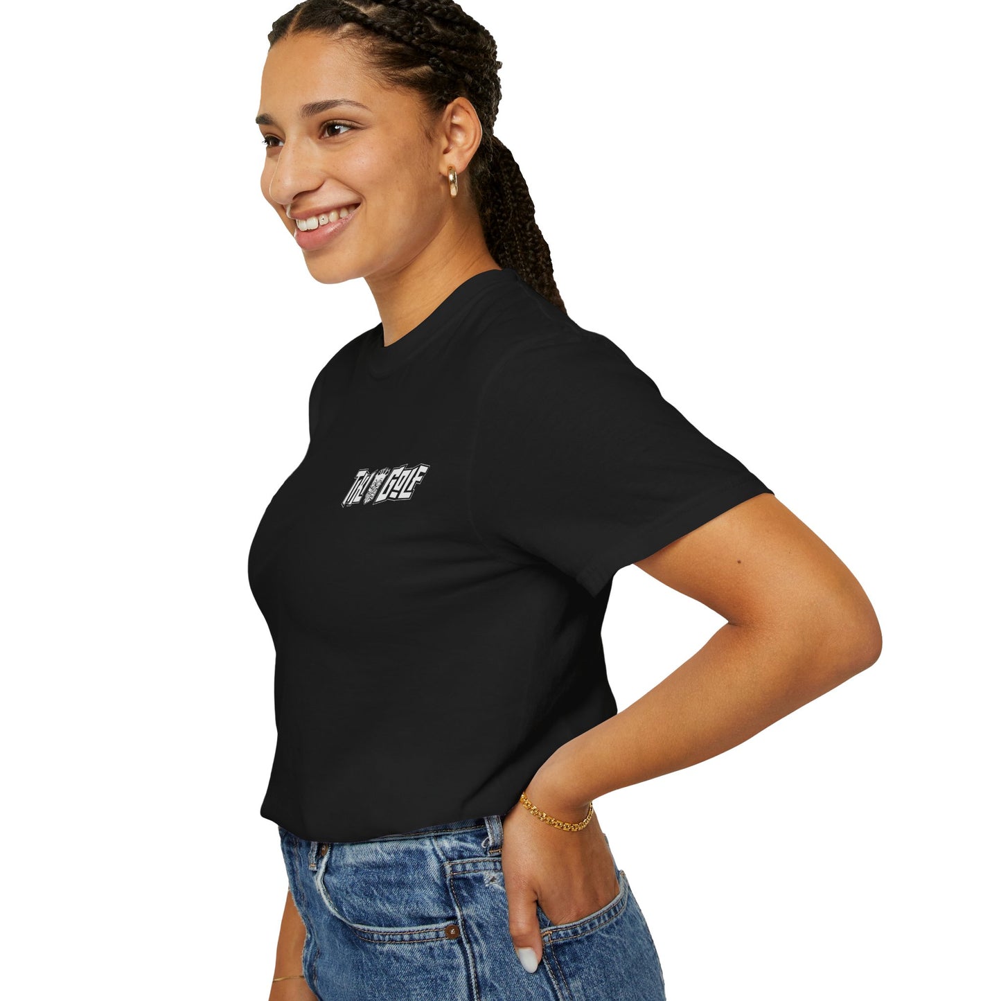 "Birdie Now, Bogey Later" Tiki Golf Graphic Tee