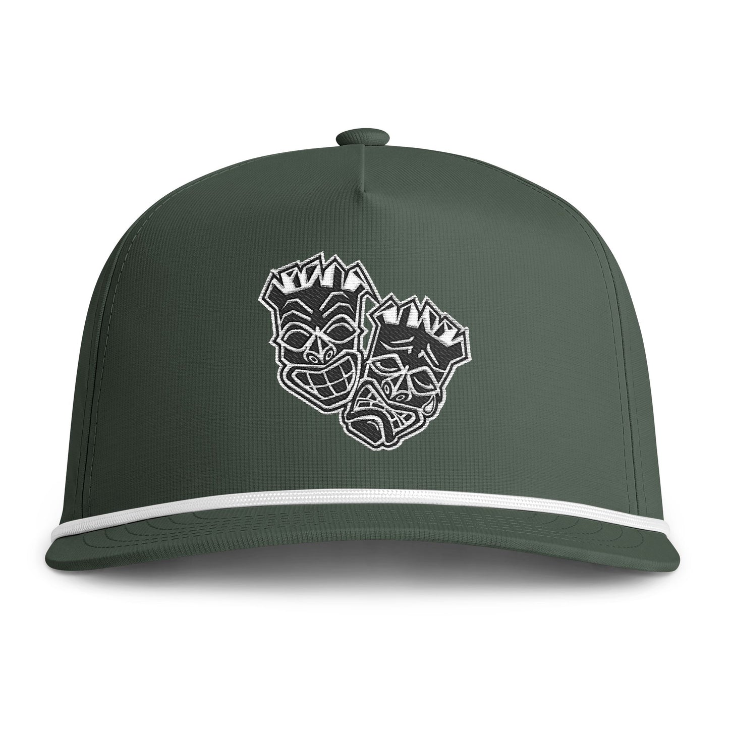 "Birdie Now, Bogey Later" Sunwashed Embroidered Rope Cap