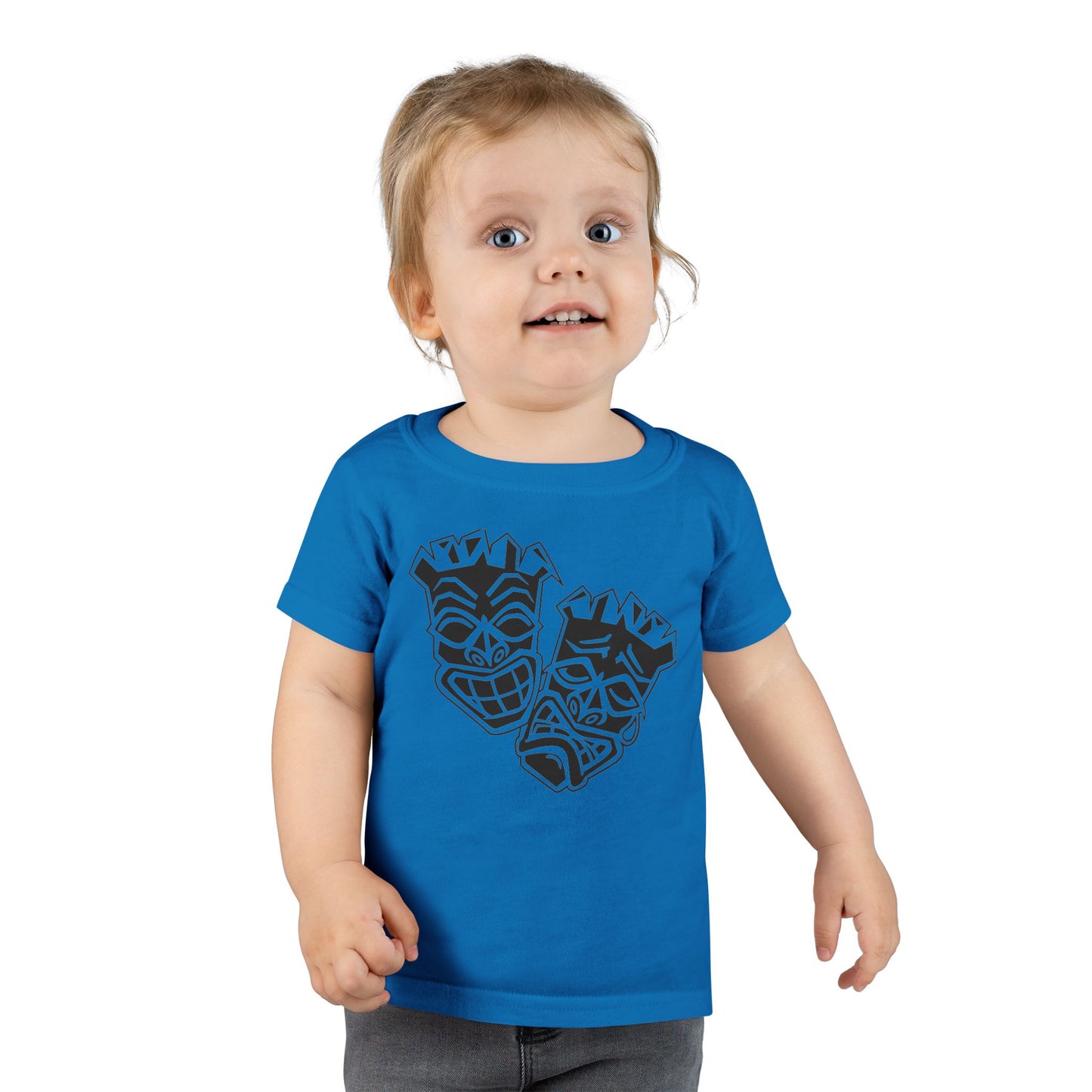 Toddler Now & Later Tiki Heads T-Shirt