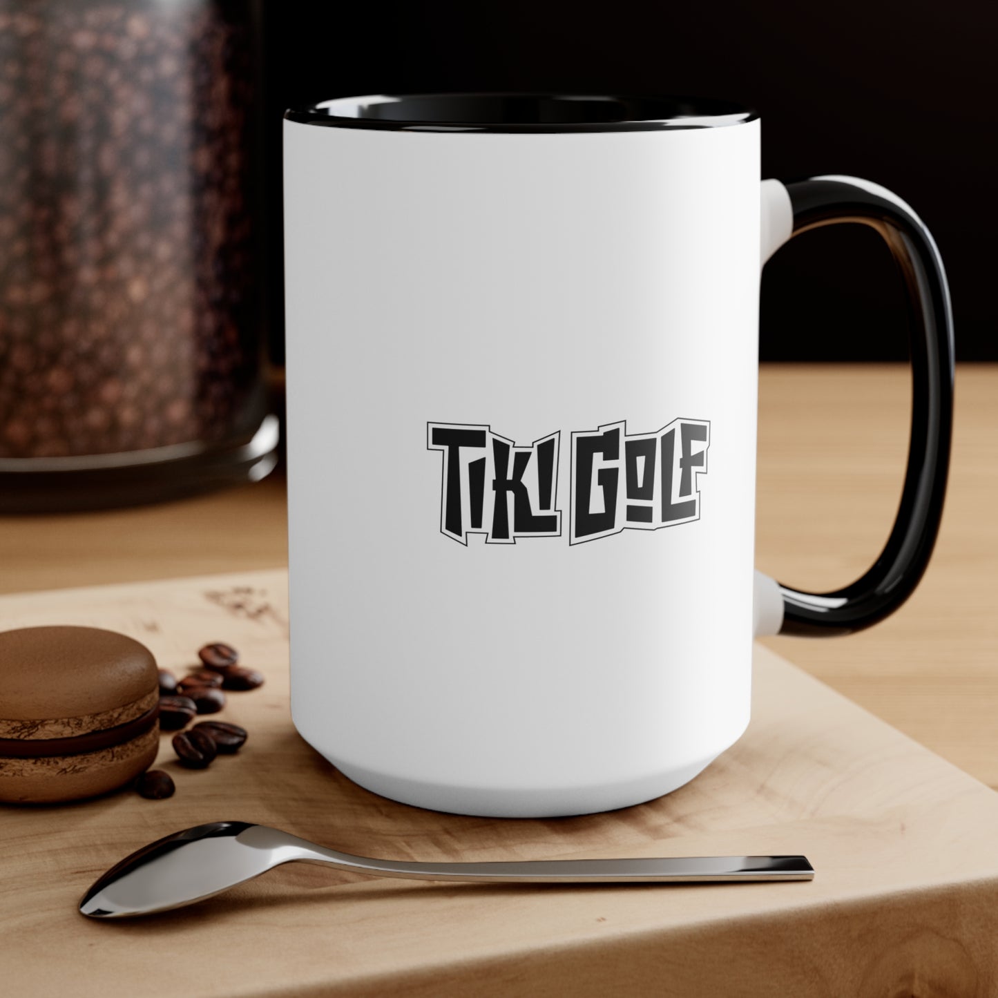 "Birdie Now, Bogey Later" Tiki Golf Ceramic Coffee Mug