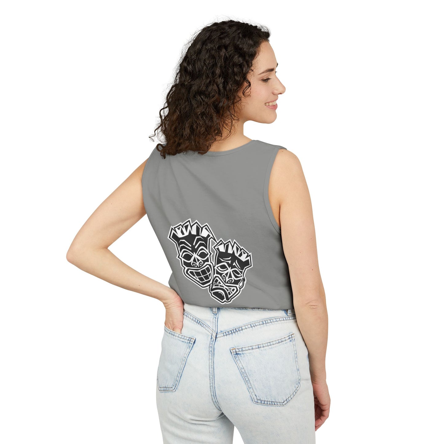 Tongue Out Tiki Tank Top