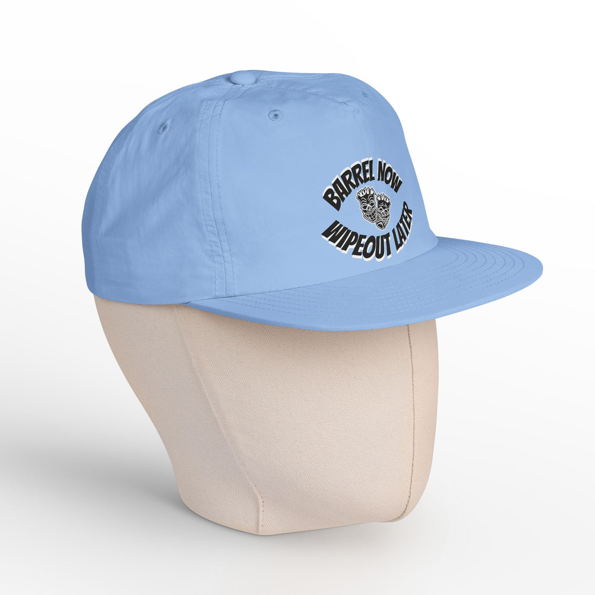 "Barrel Now, Wipeout Later" Tiki Surf Club Snapback