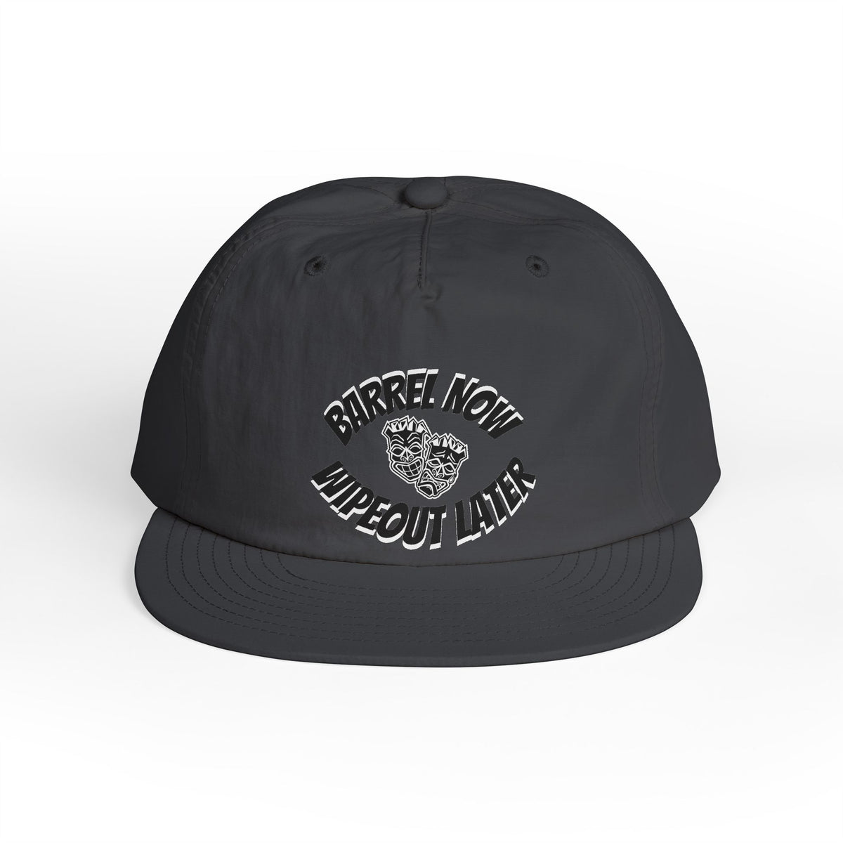 "Barrel Now, Wipeout Later" Tiki Surf Club Snapback