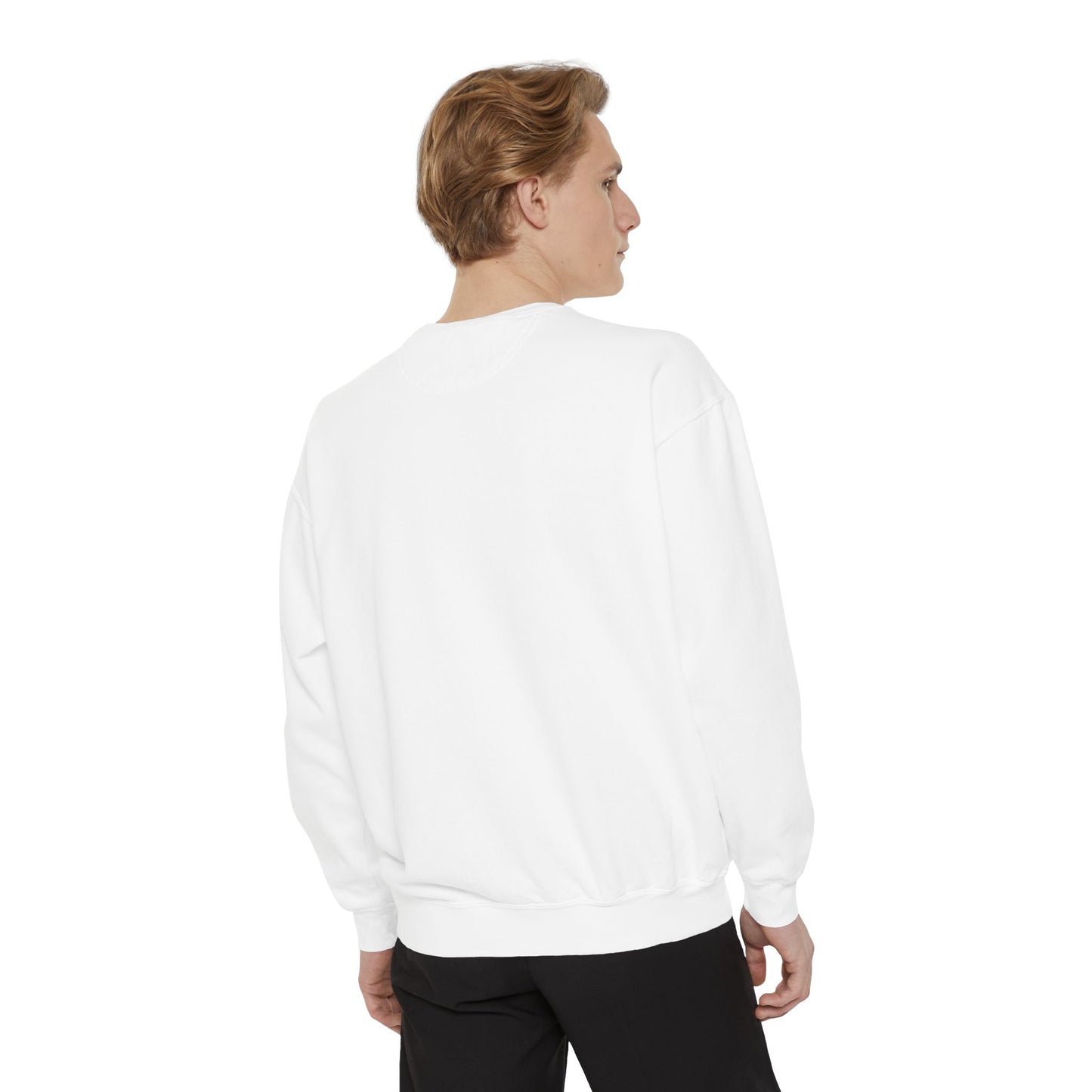 Now & Later Tiki Heads Embroidered Crewneck Sweatshirt
