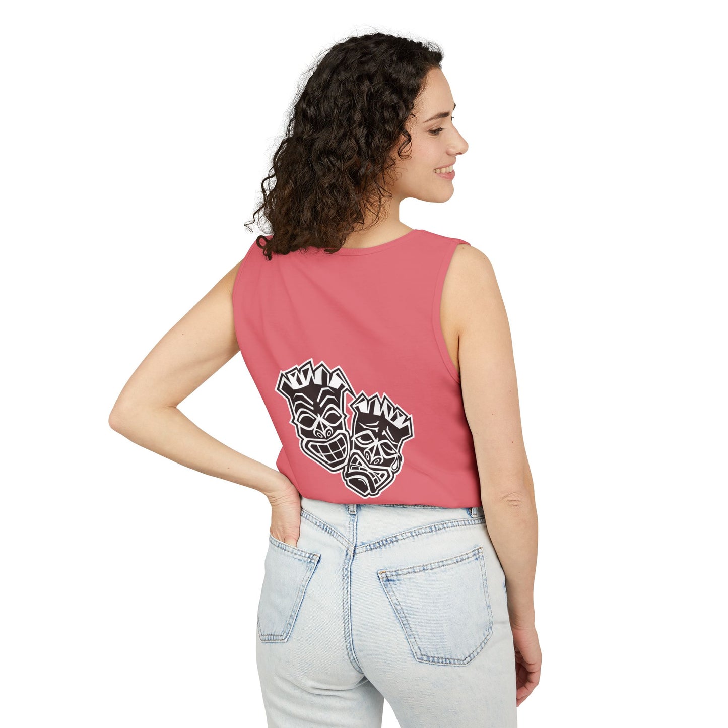 Tongue Out Tiki Tank Top