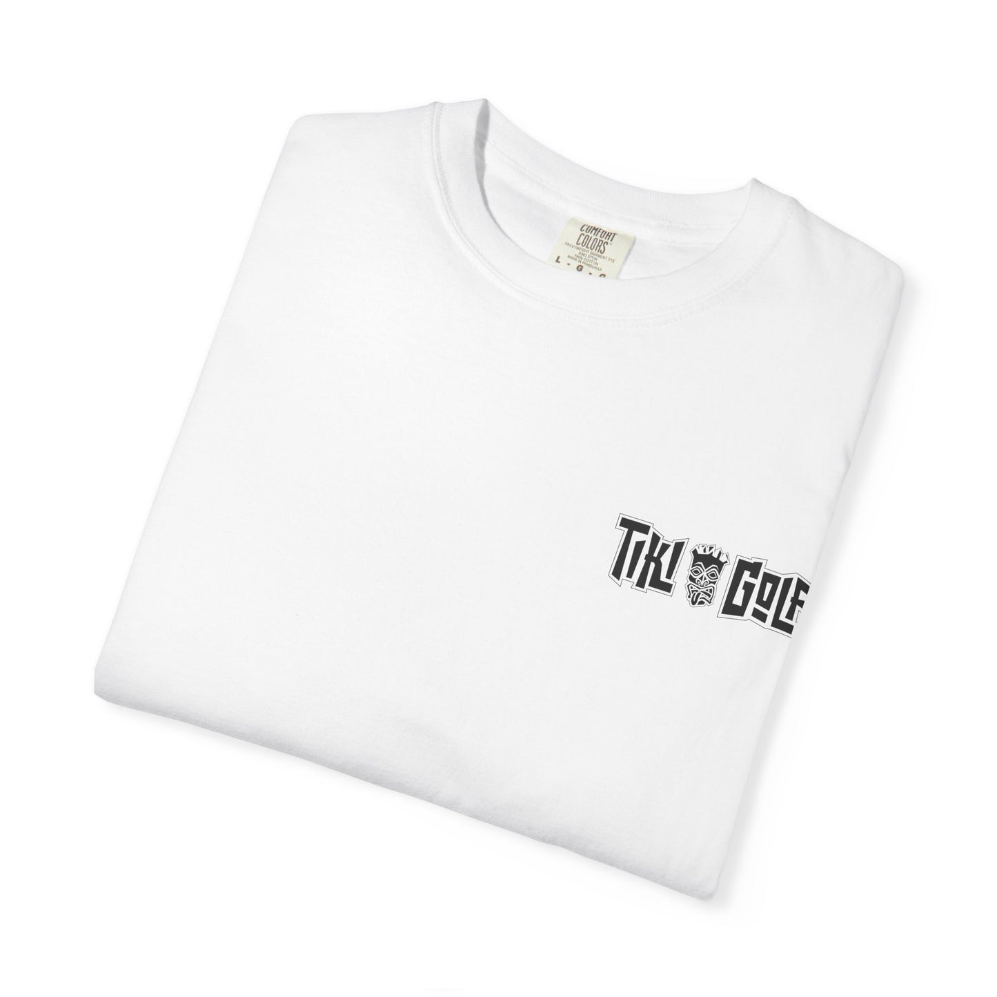 "Birdie Now, Bogey Later" Tiki Golf Graphic Tee