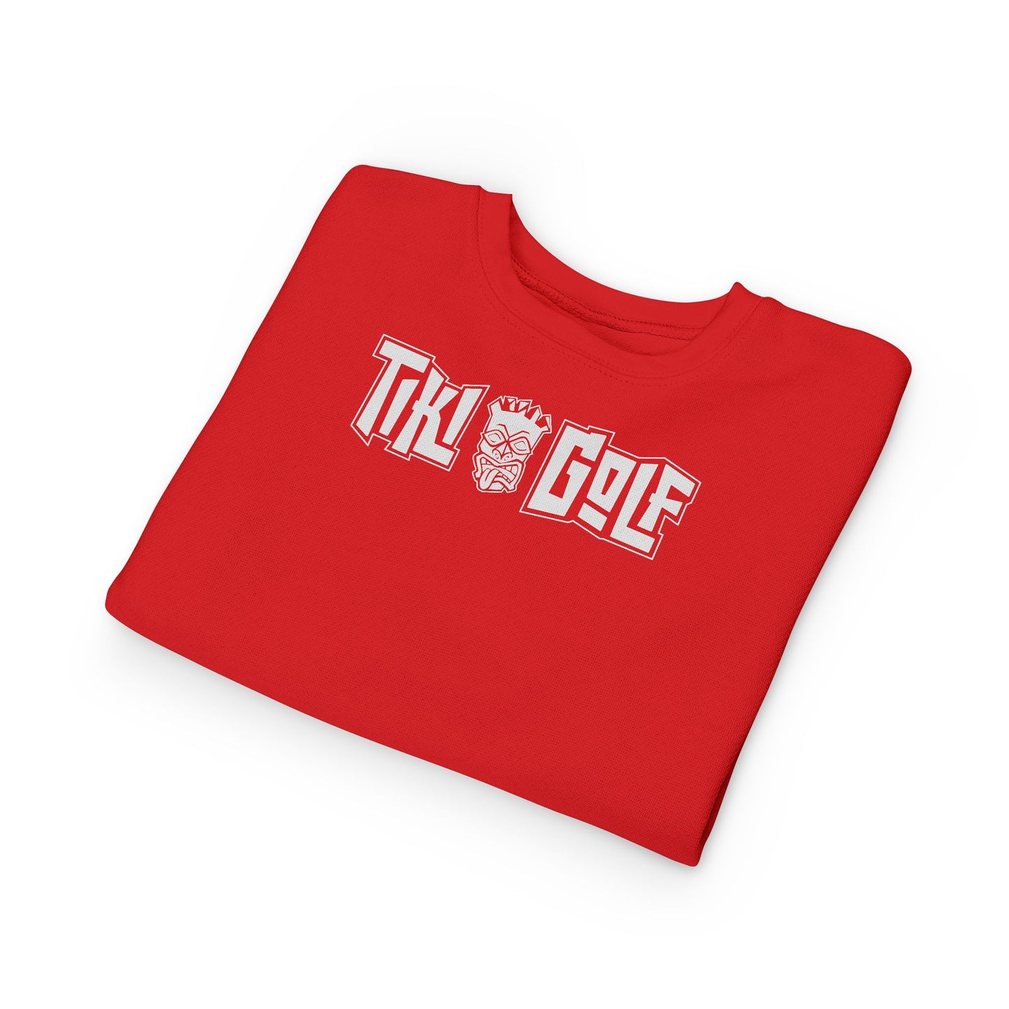 “Birdie Now, Bogey Later” Tiki Golf Toddler Crewneck