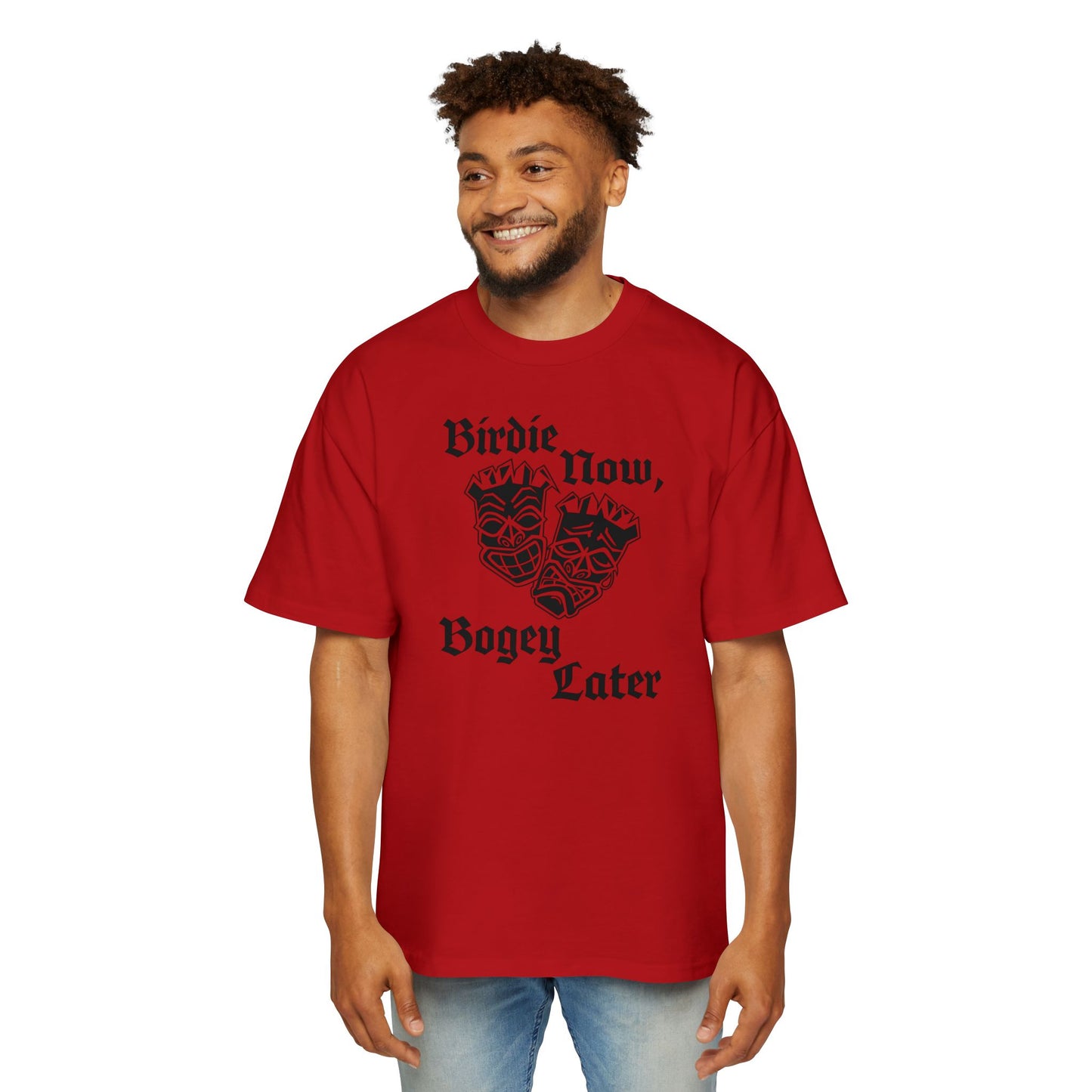 "Birdie Now, Bogey Later" Oversized T-Shirt