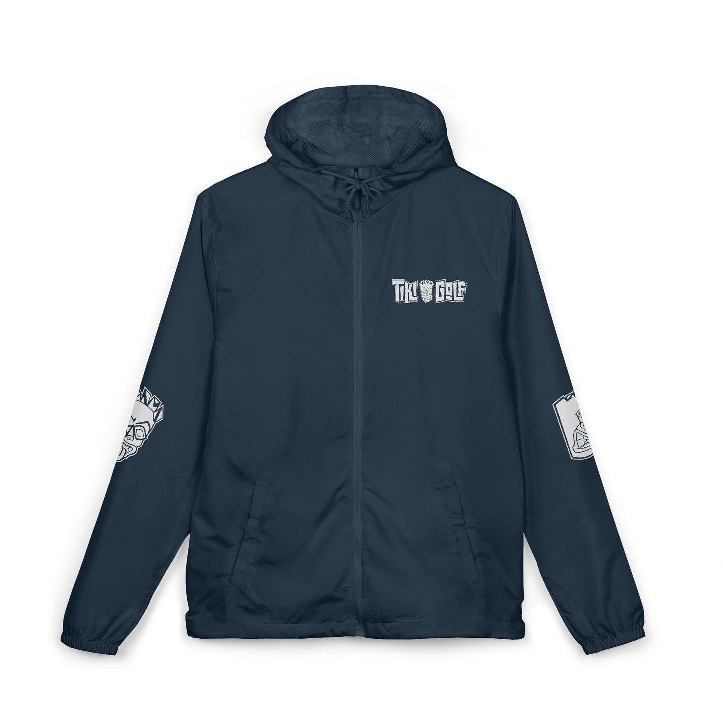 Now & Later Tiki Heads Golf Windbreaker