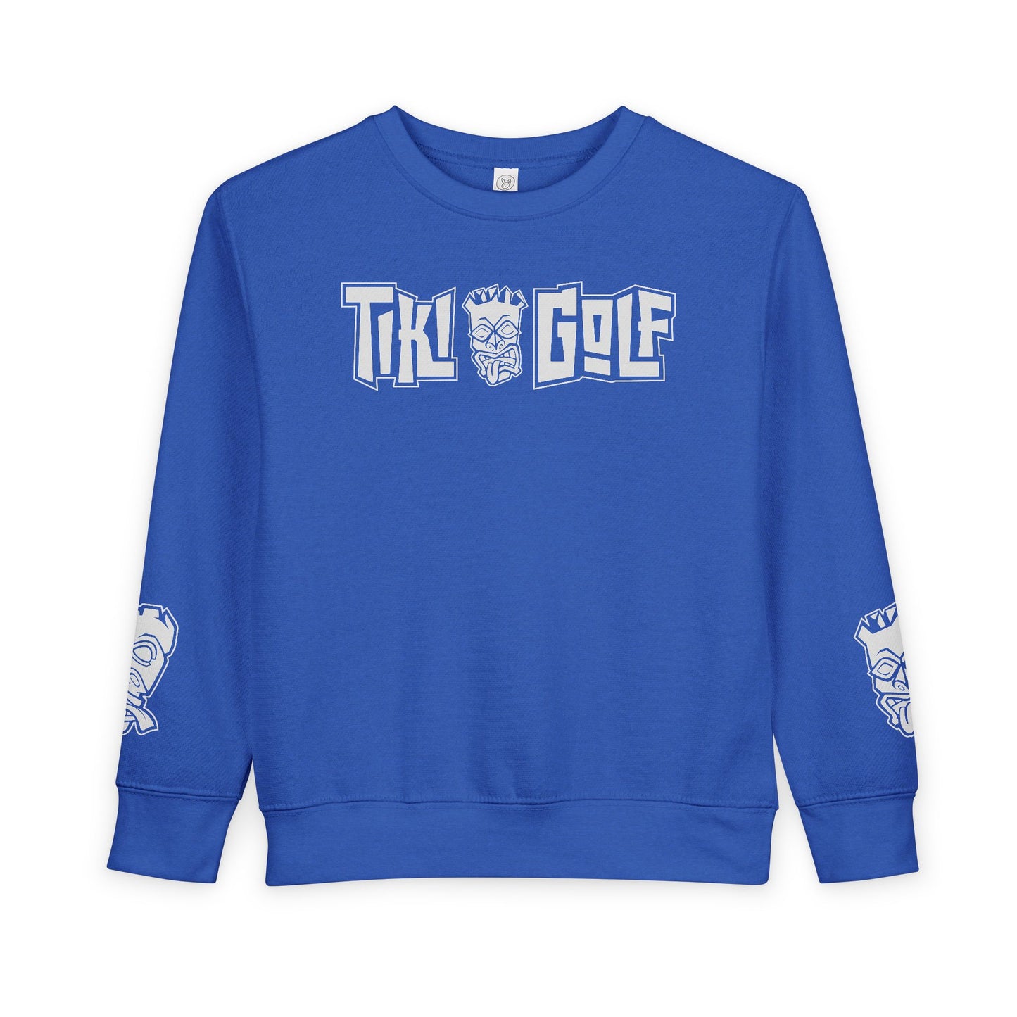 “Birdie Now, Bogey Later” Tiki Golf Toddler Crewneck