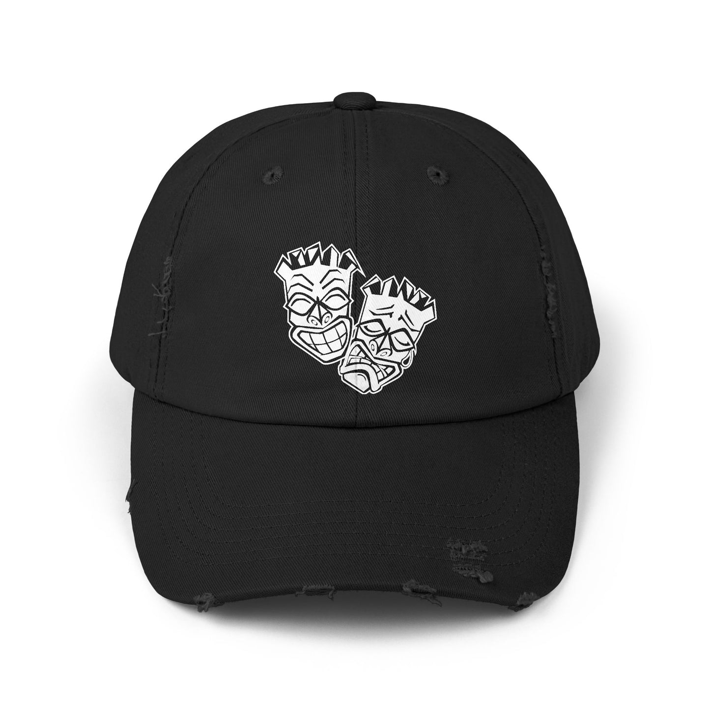 Now & Later Tiki Heads Distressed Cap