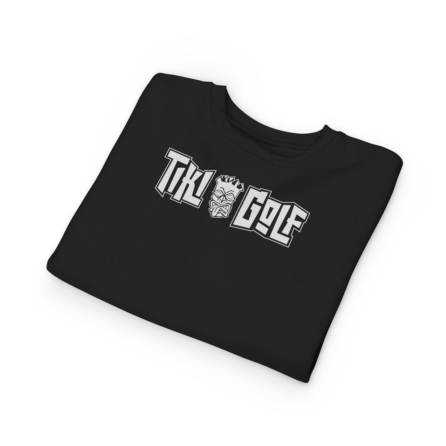 “Birdie Now, Bogey Later” Tiki Golf Toddler Crewneck