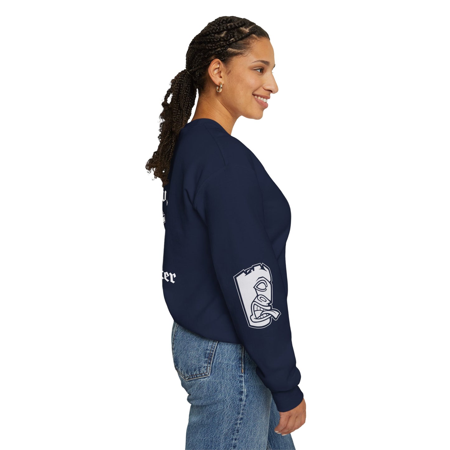 "Birdie Now, Bogey Later" Tiki Golf Crewneck Sweatshirt