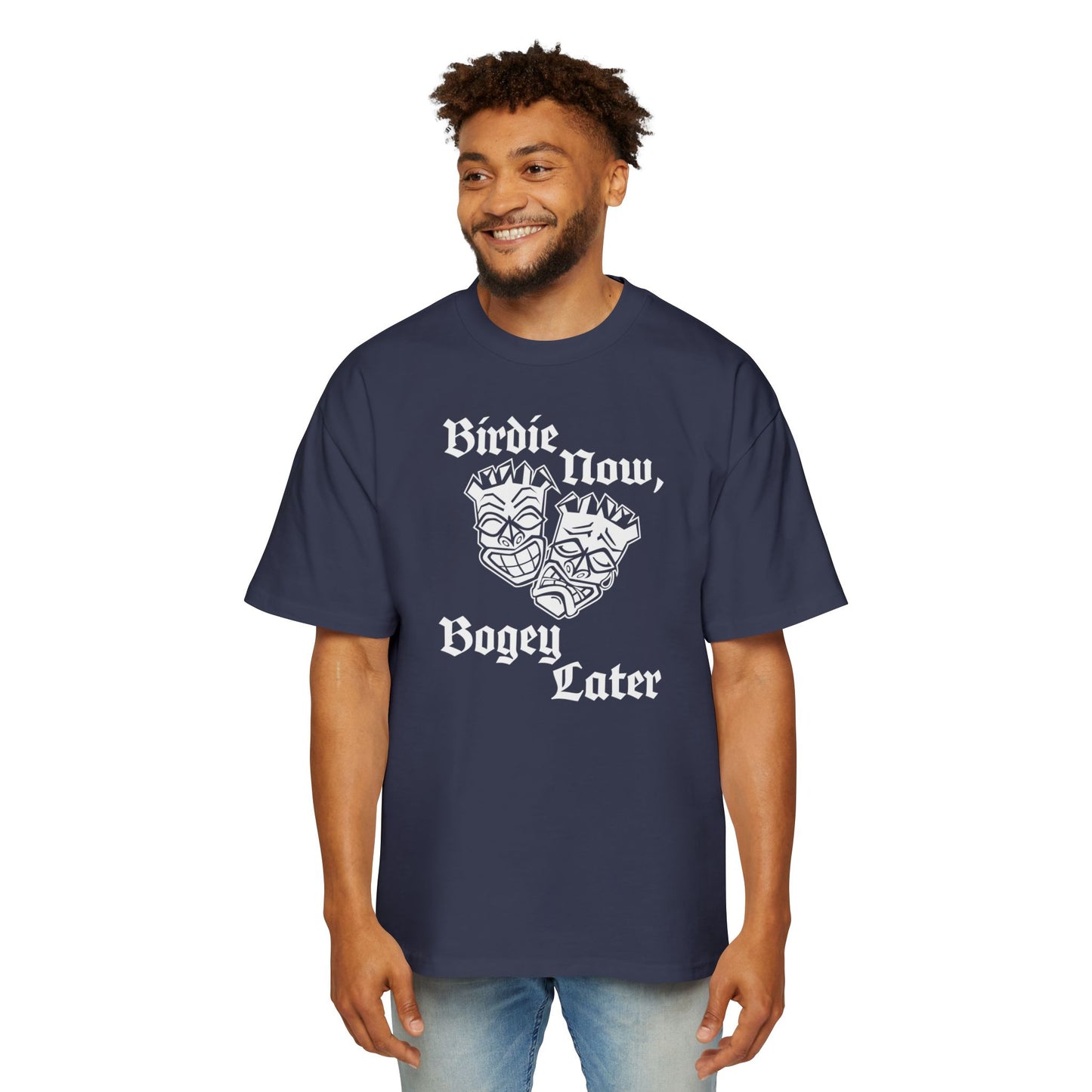 "Birdie Now, Bogey Later" Oversized T-Shirt