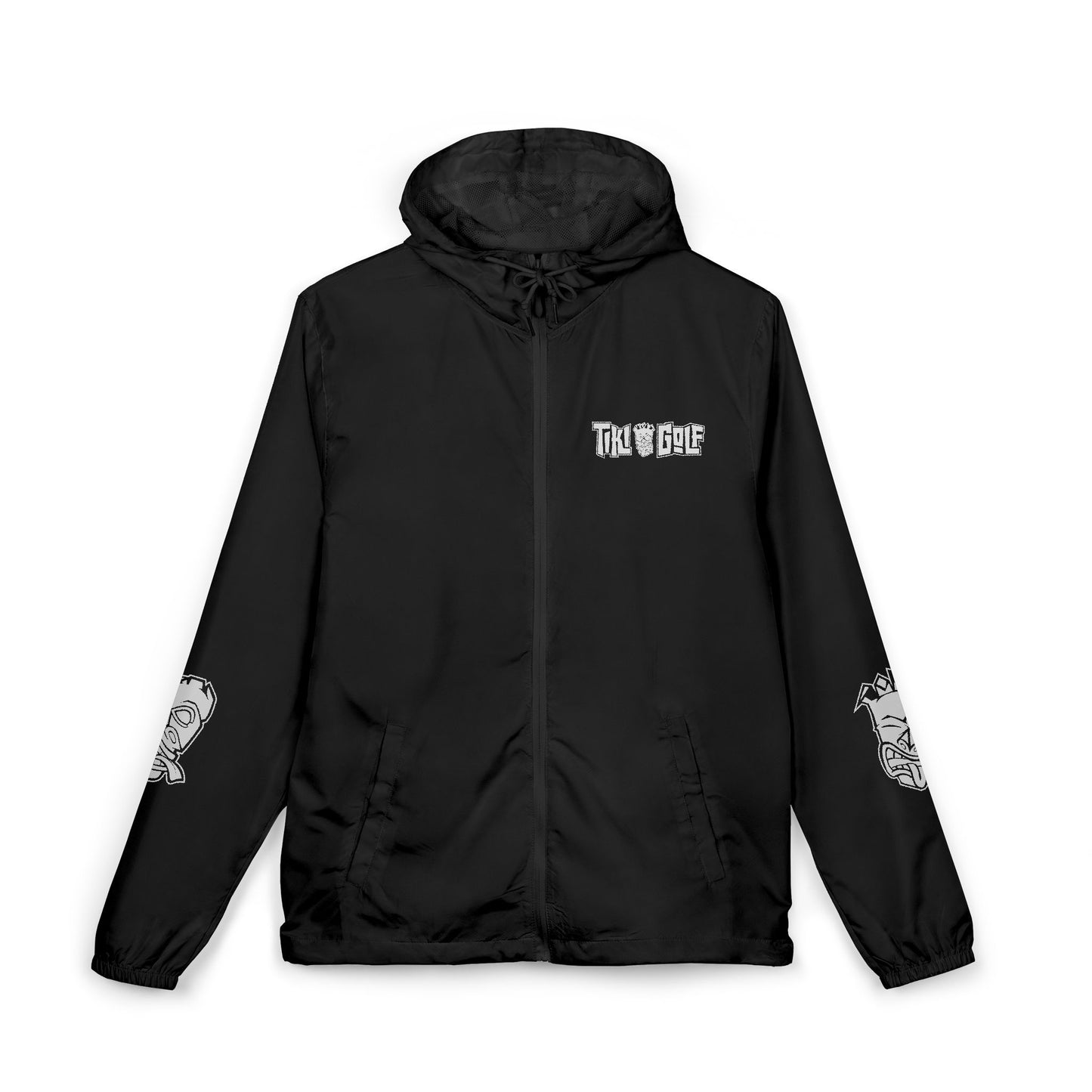 Now & Later Tiki Heads Golf Windbreaker