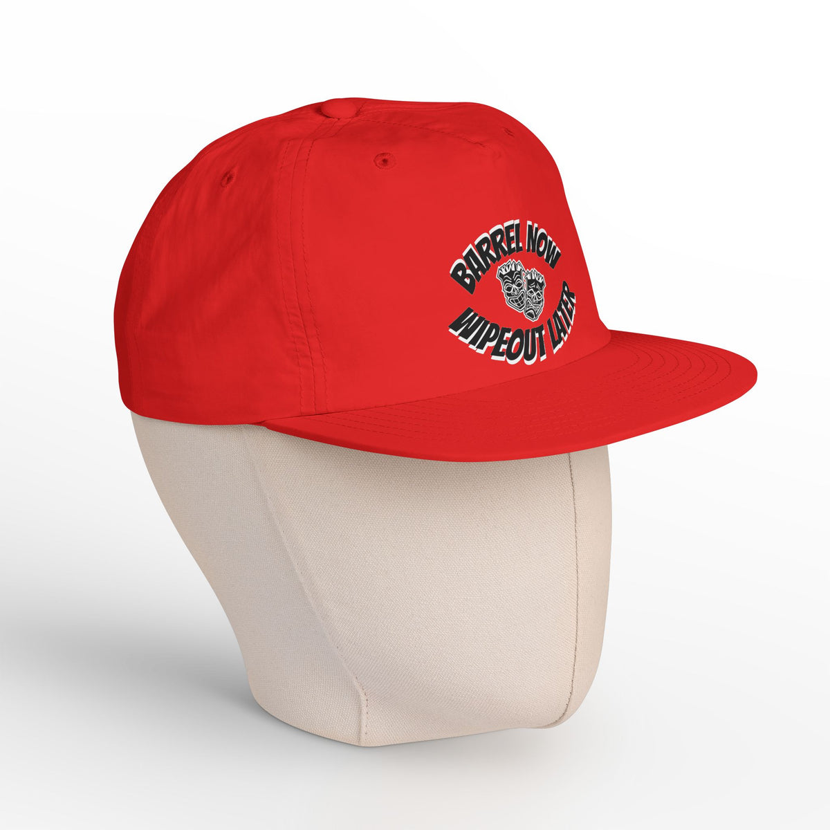 "Barrel Now, Wipeout Later" Tiki Surf Club Snapback