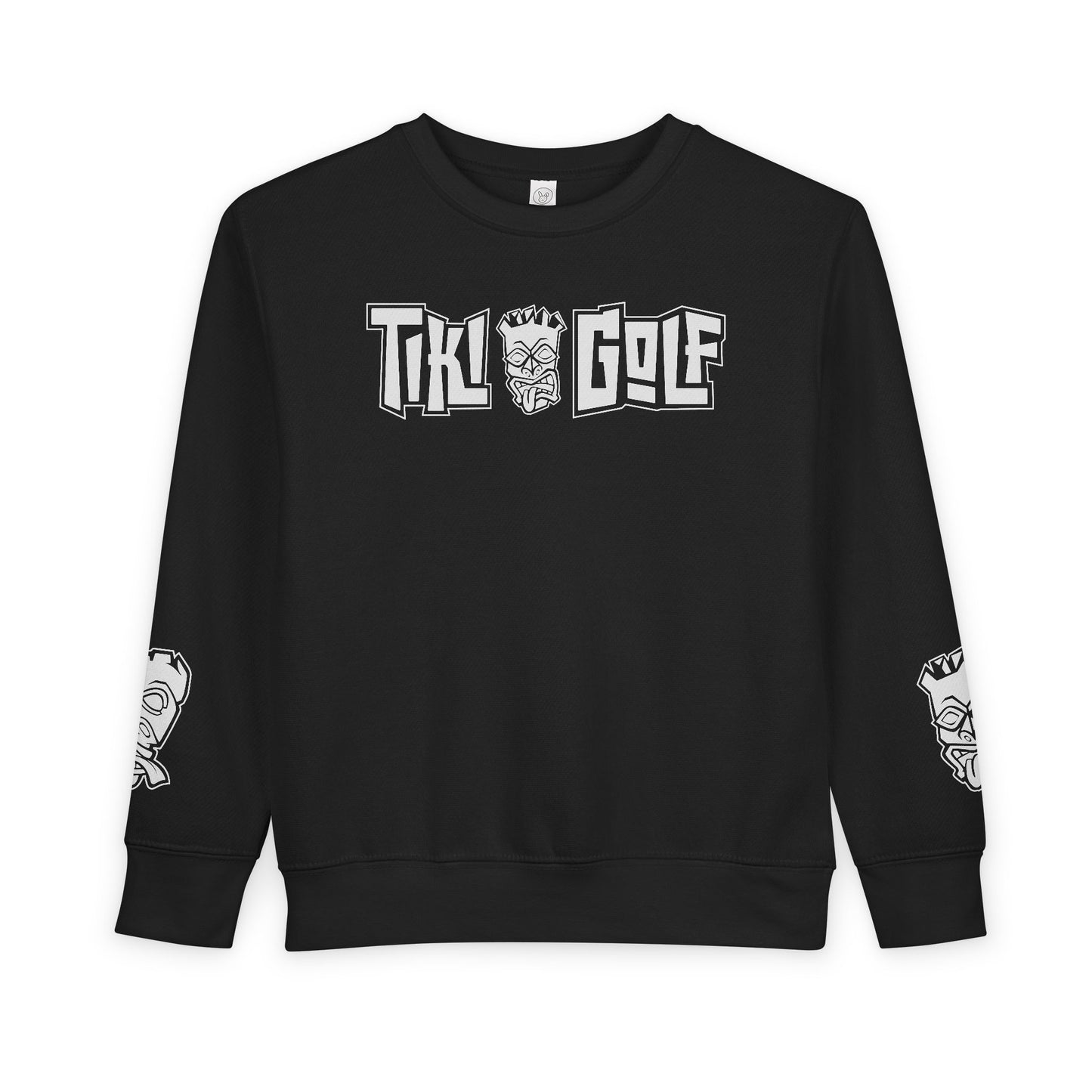 “Birdie Now, Bogey Later” Tiki Golf Toddler Crewneck