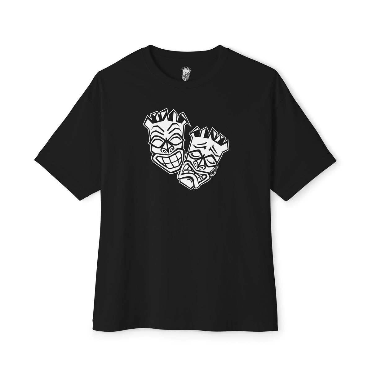 Now & Later Tiki Heads Oversized T-Shirt