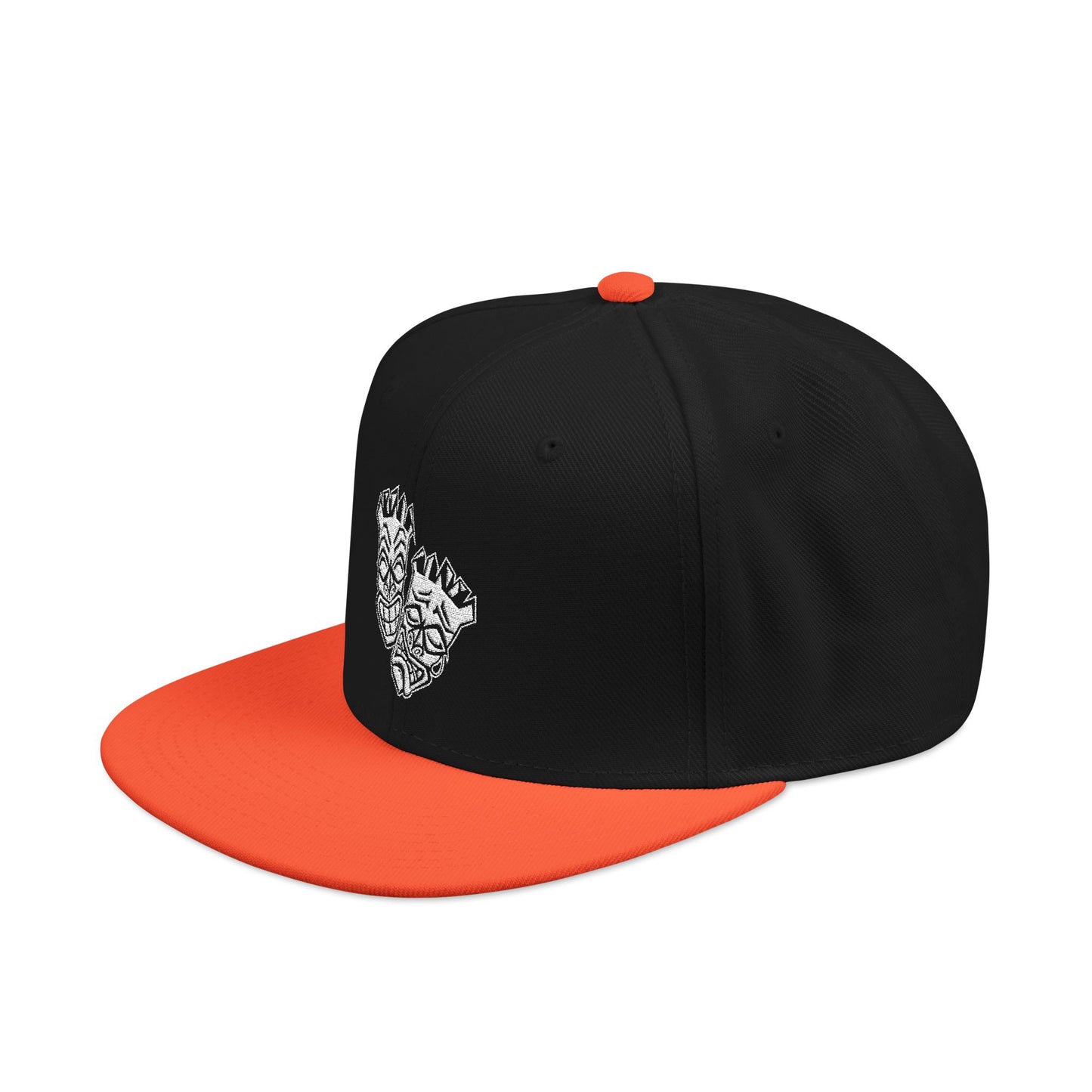 Now & Later White Tiki Heads Snapback