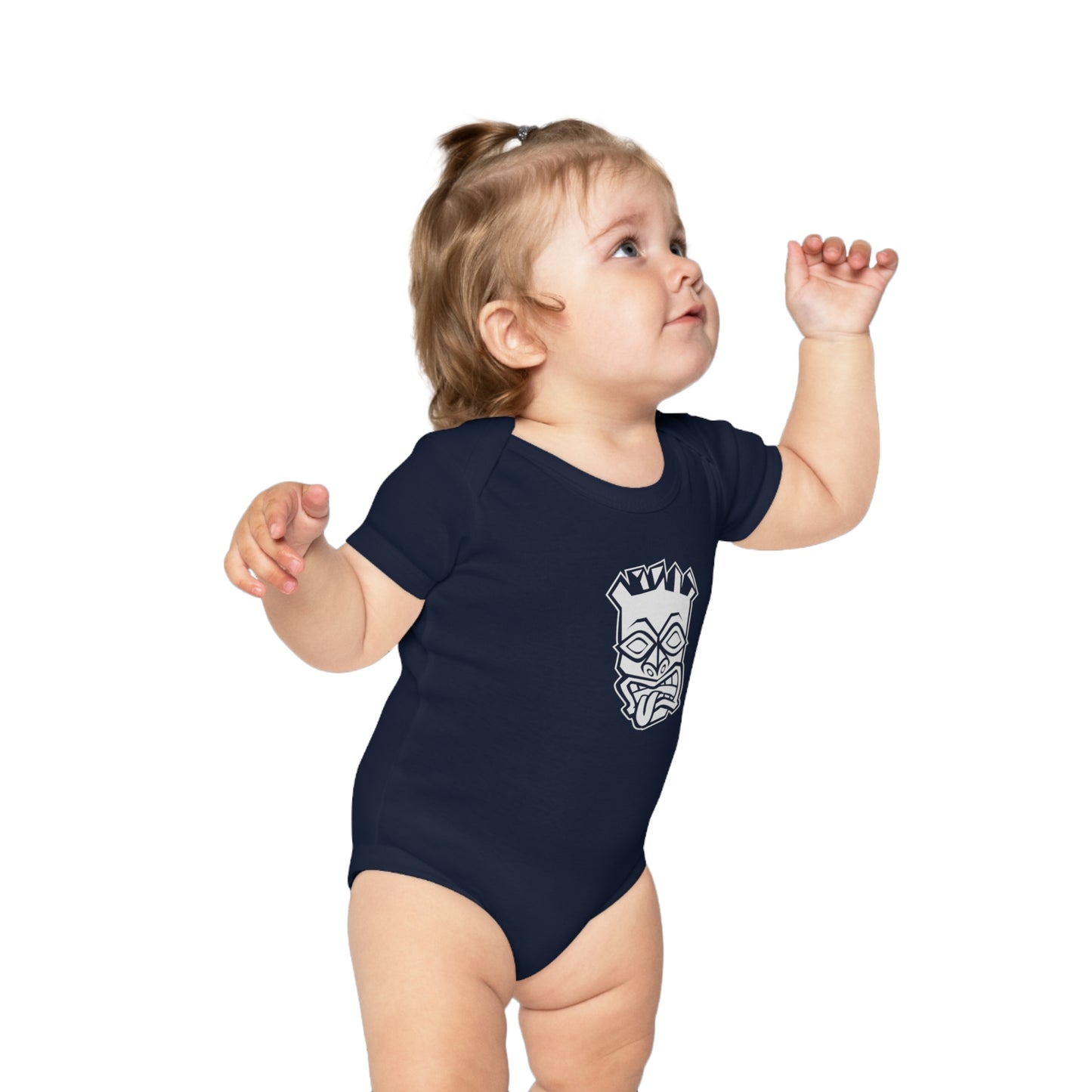 Tongue Out Tiki Baby Onesie