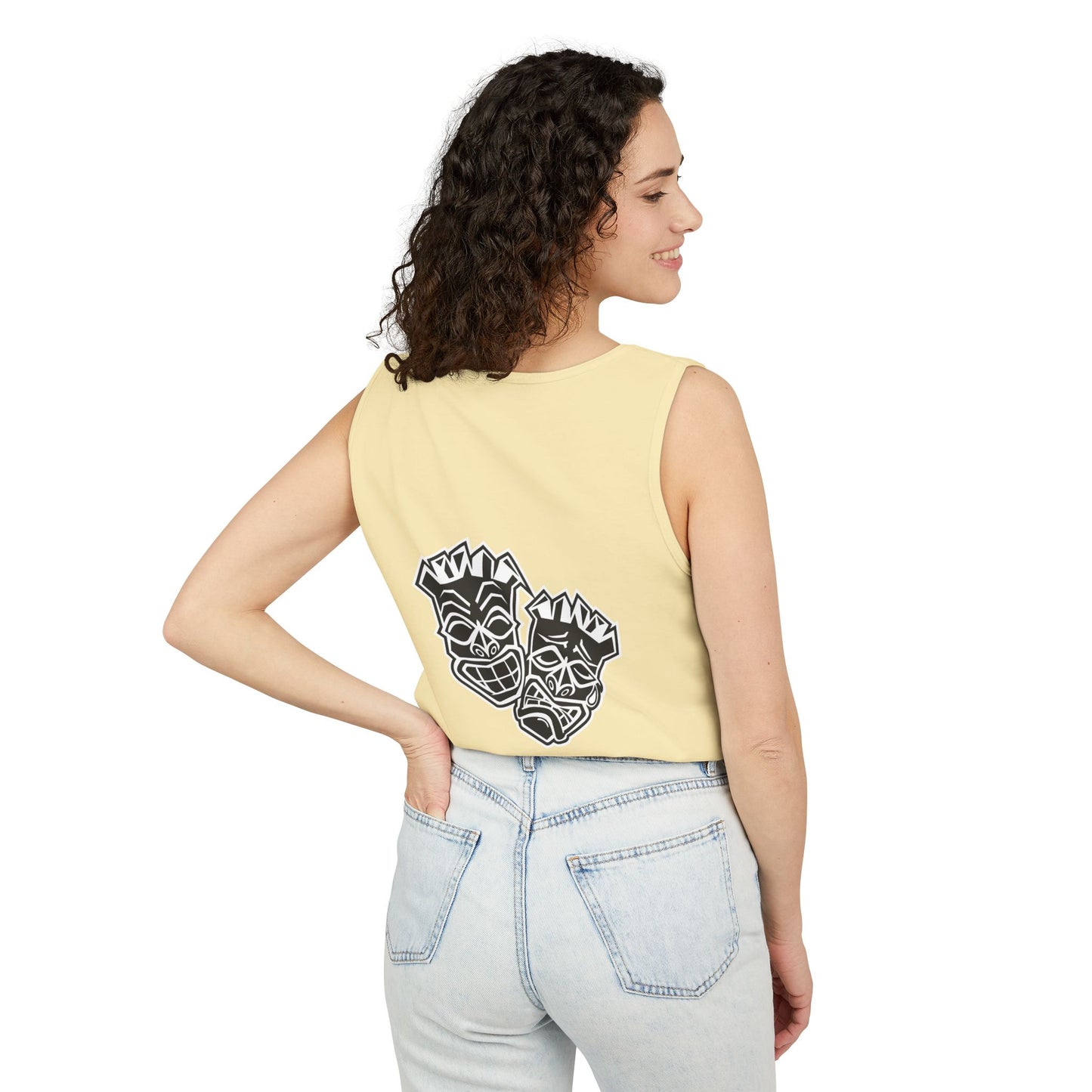 Tongue Out Tiki Tank Top