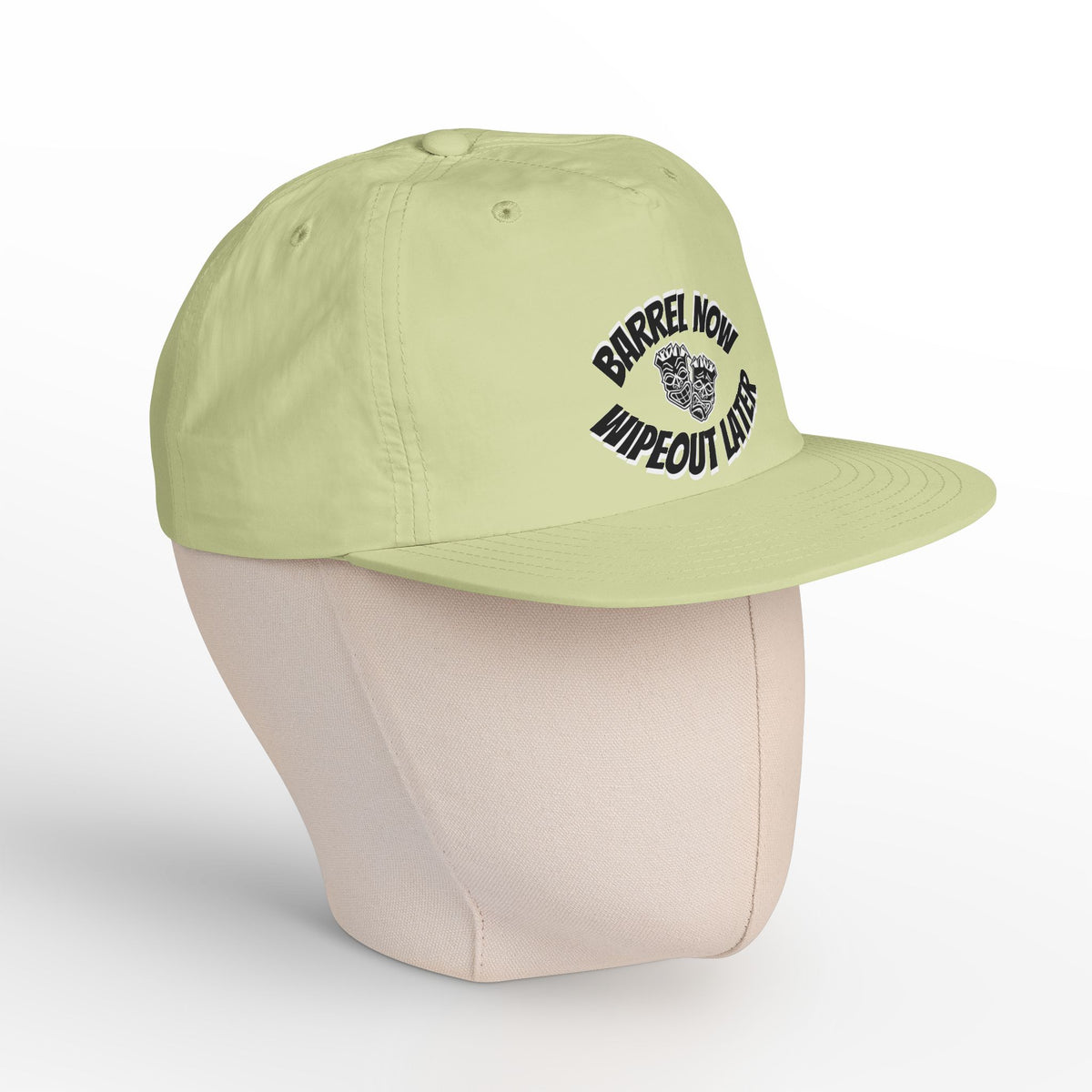 "Barrel Now, Wipeout Later" Tiki Surf Club Snapback