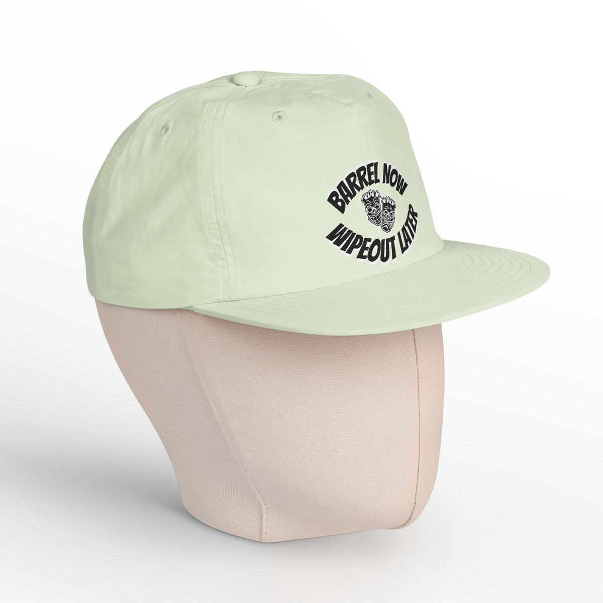 "Barrel Now, Wipeout Later" Tiki Surf Club Snapback