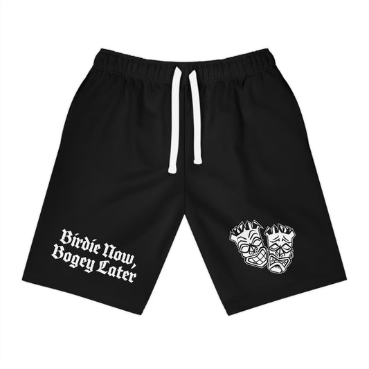 "Birdie Now, Bogey Later" Tiki Golf Sport Shorts