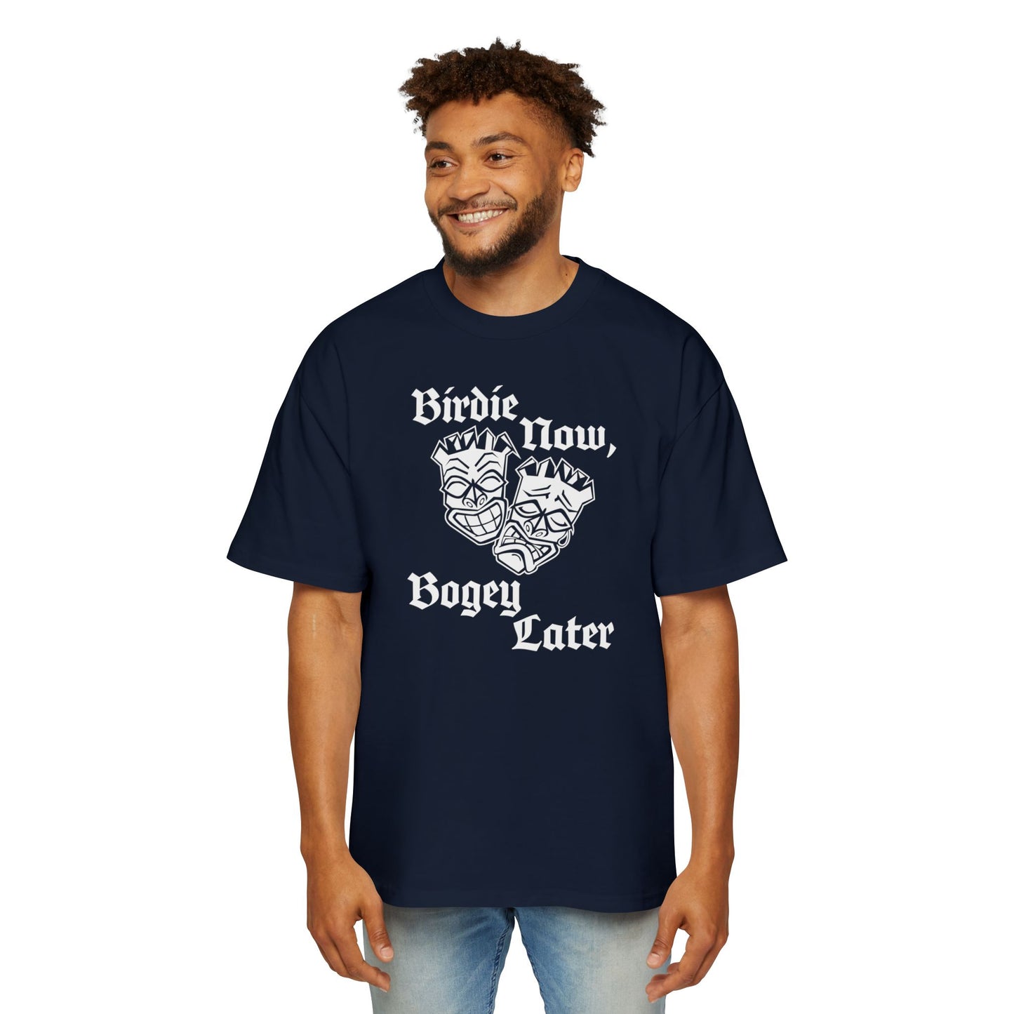 "Birdie Now, Bogey Later" Oversized T-Shirt