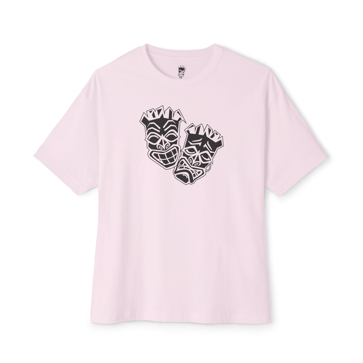 Now & Later Tiki Heads Oversized T-Shirt