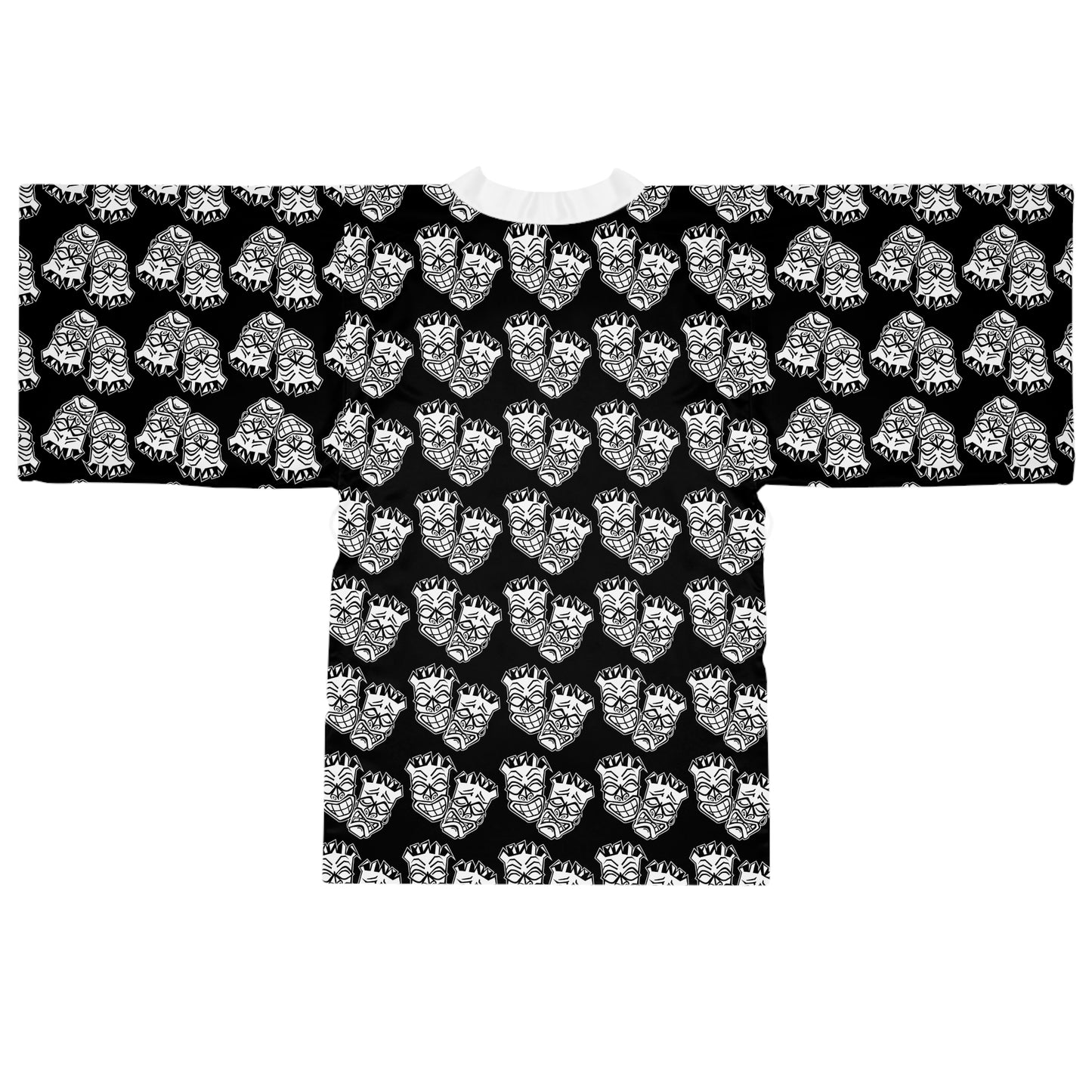 Now & Later Tiki Heads Kimono