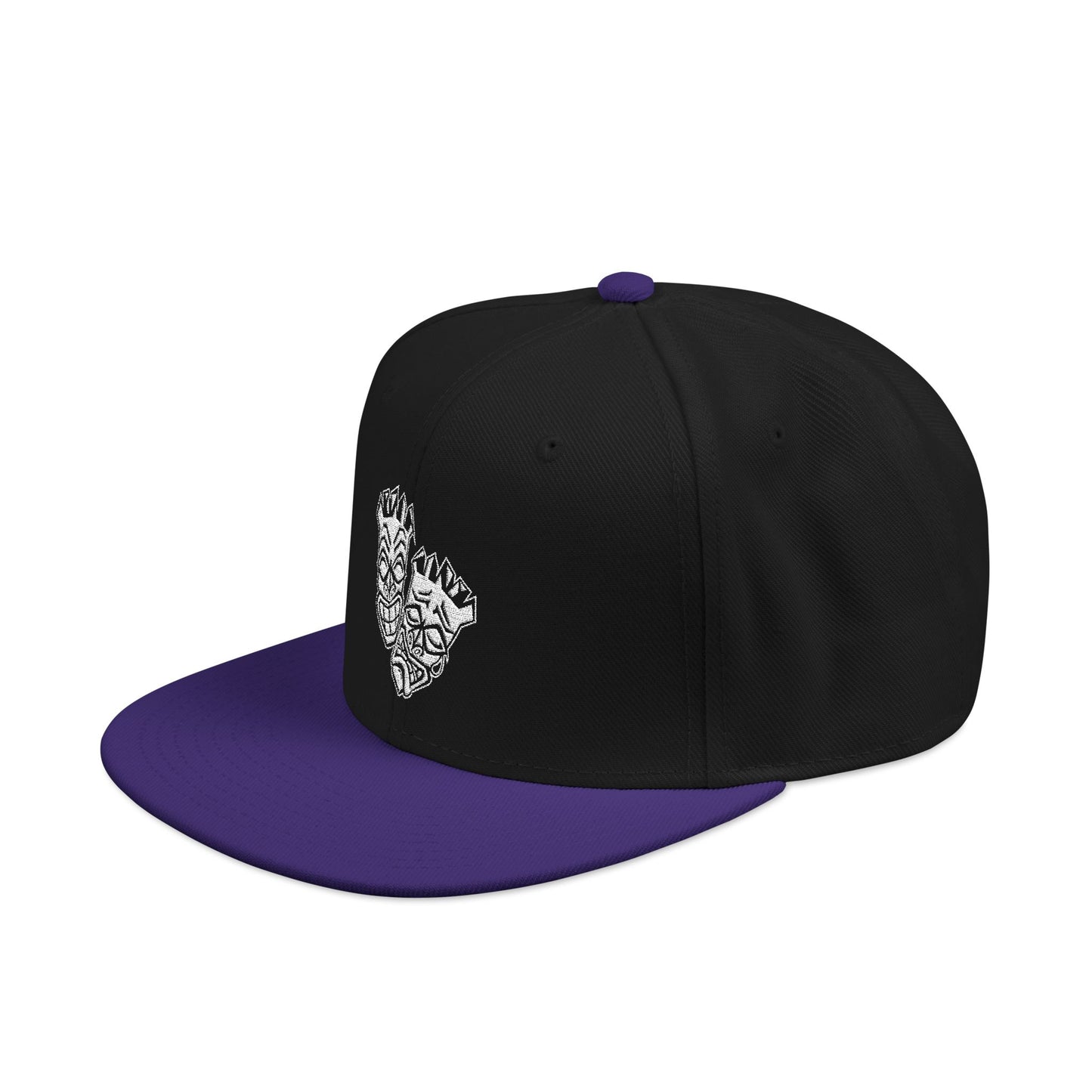 Now & Later White Tiki Heads Snapback