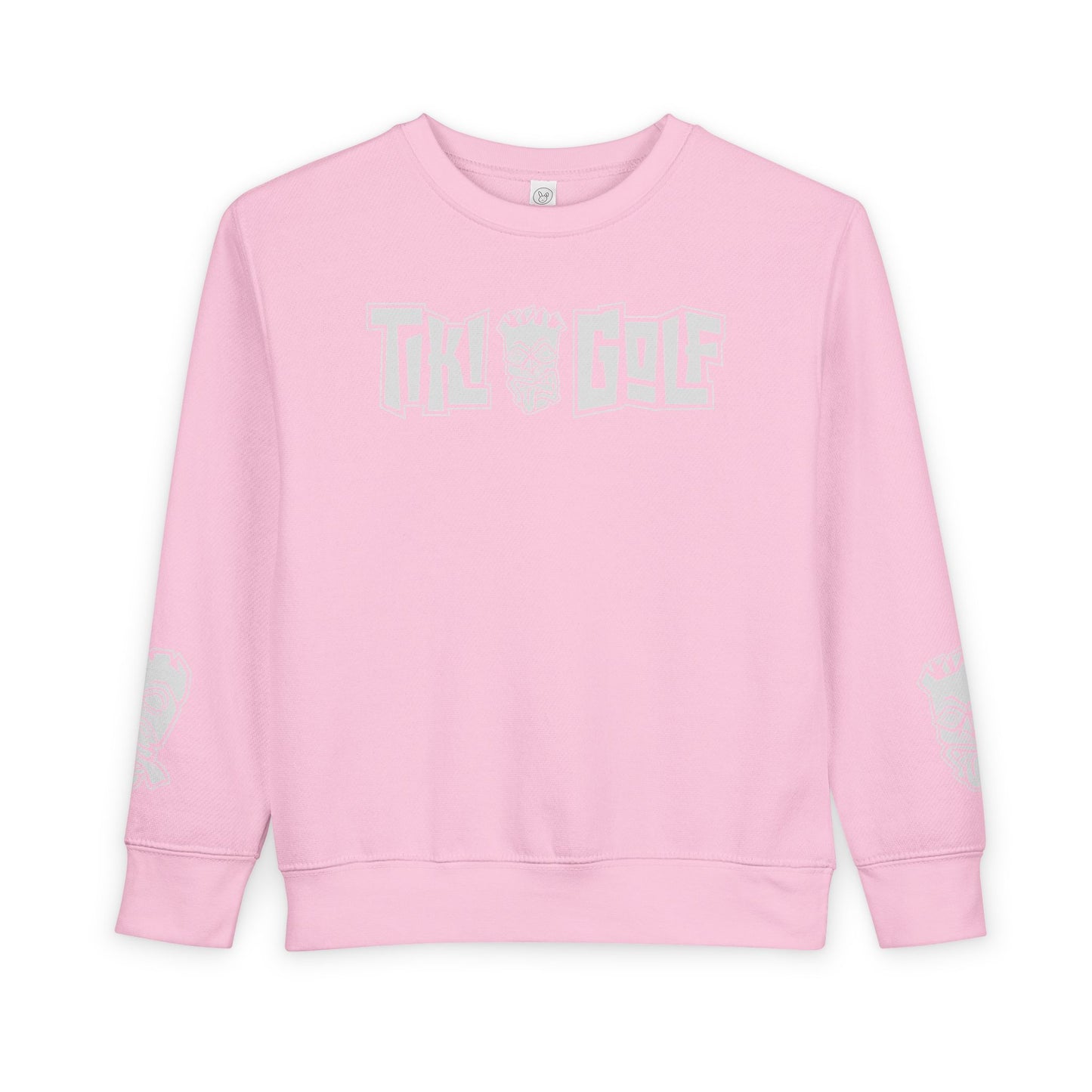 “Birdie Now, Bogey Later” Tiki Golf Toddler Crewneck