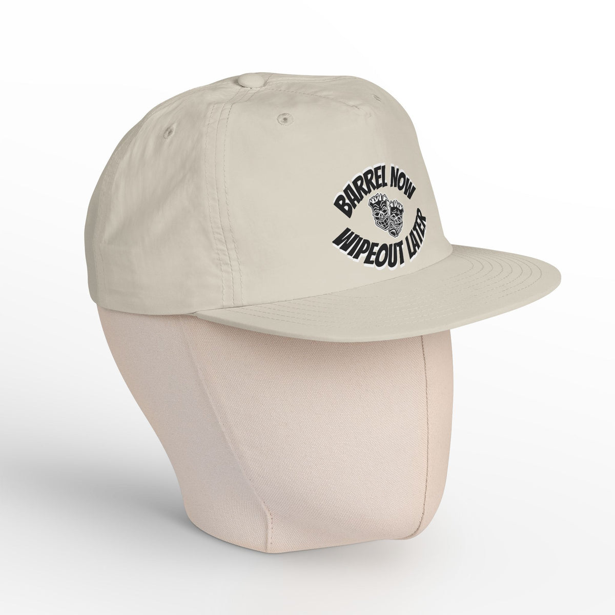 "Barrel Now, Wipeout Later" Tiki Surf Club Snapback