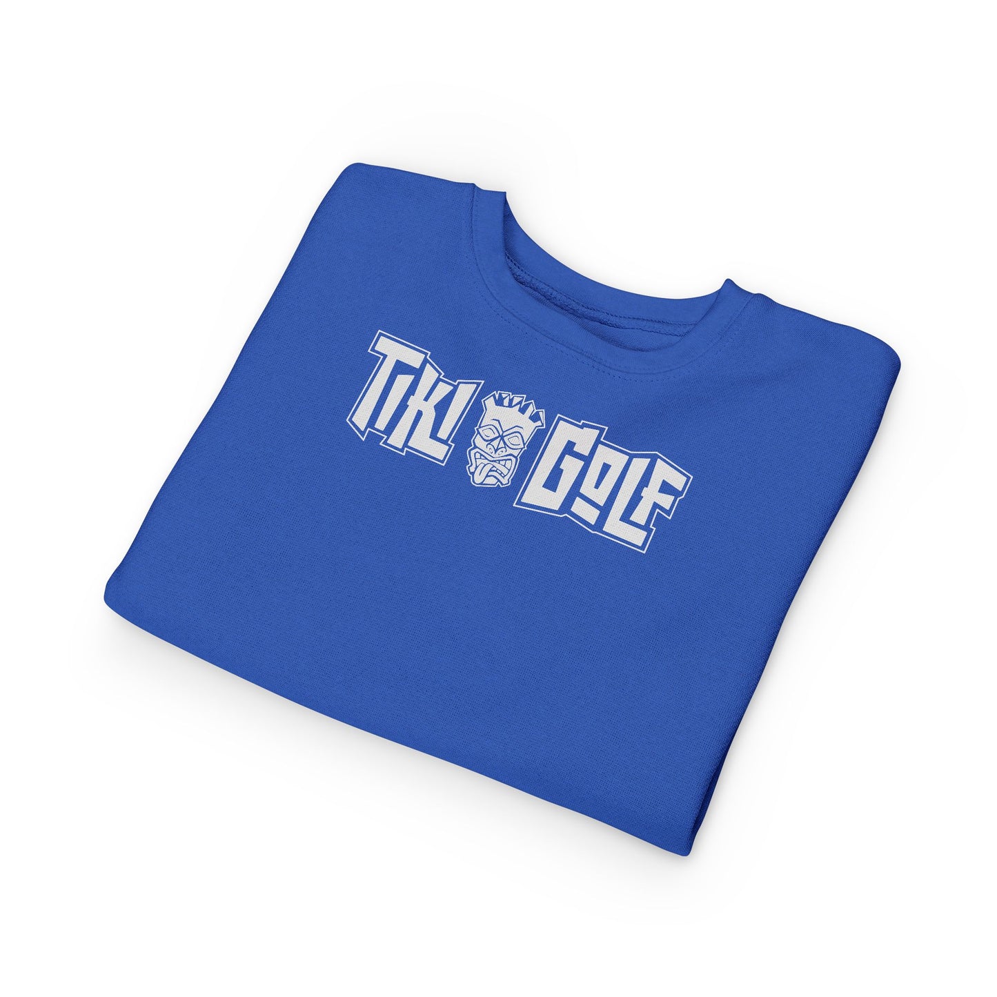 “Birdie Now, Bogey Later” Tiki Golf Toddler Crewneck