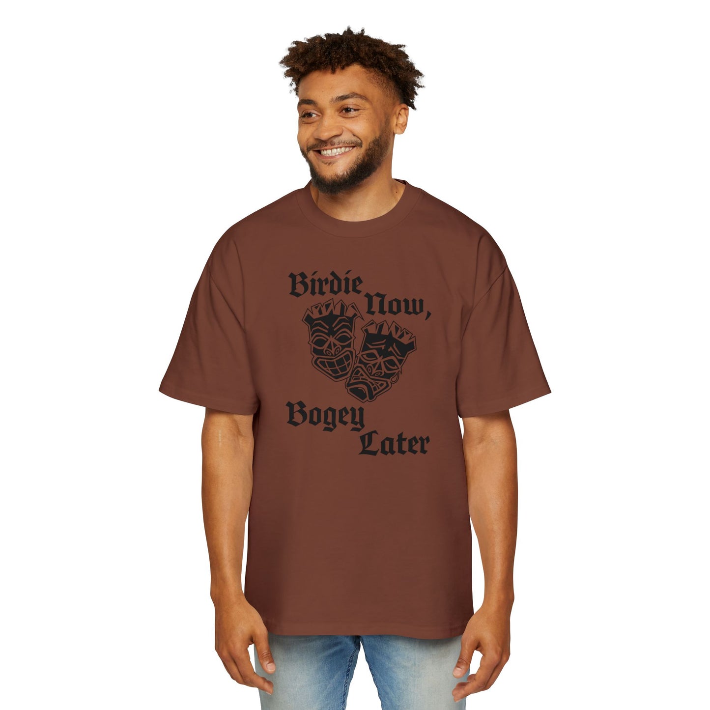 "Birdie Now, Bogey Later" Oversized T-Shirt