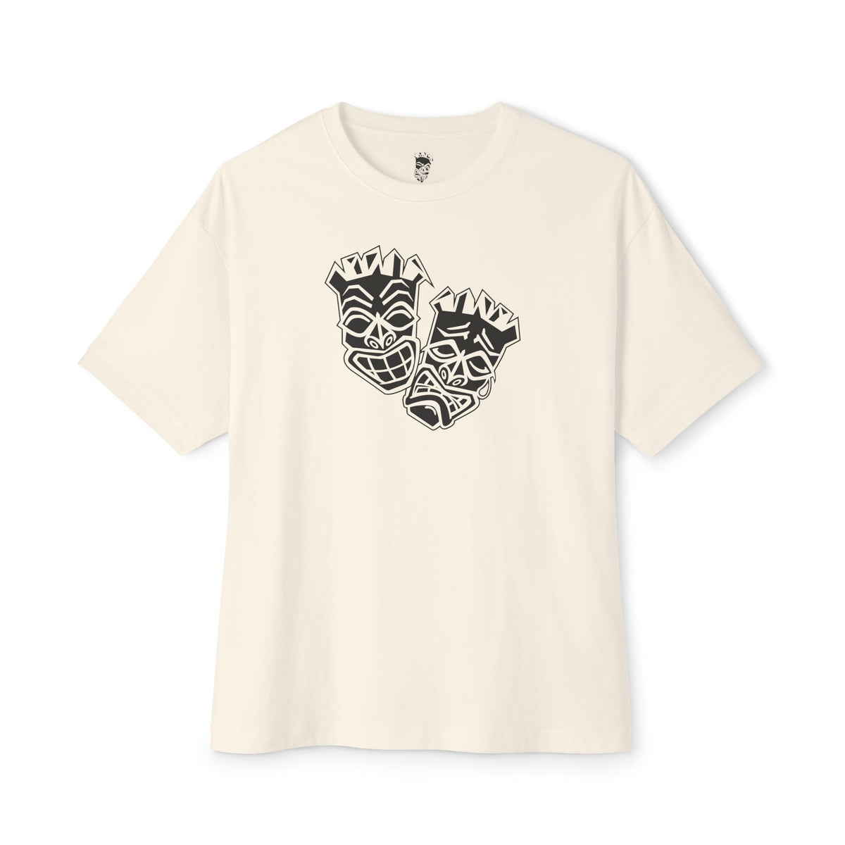 Now & Later Tiki Heads Oversized T-Shirt