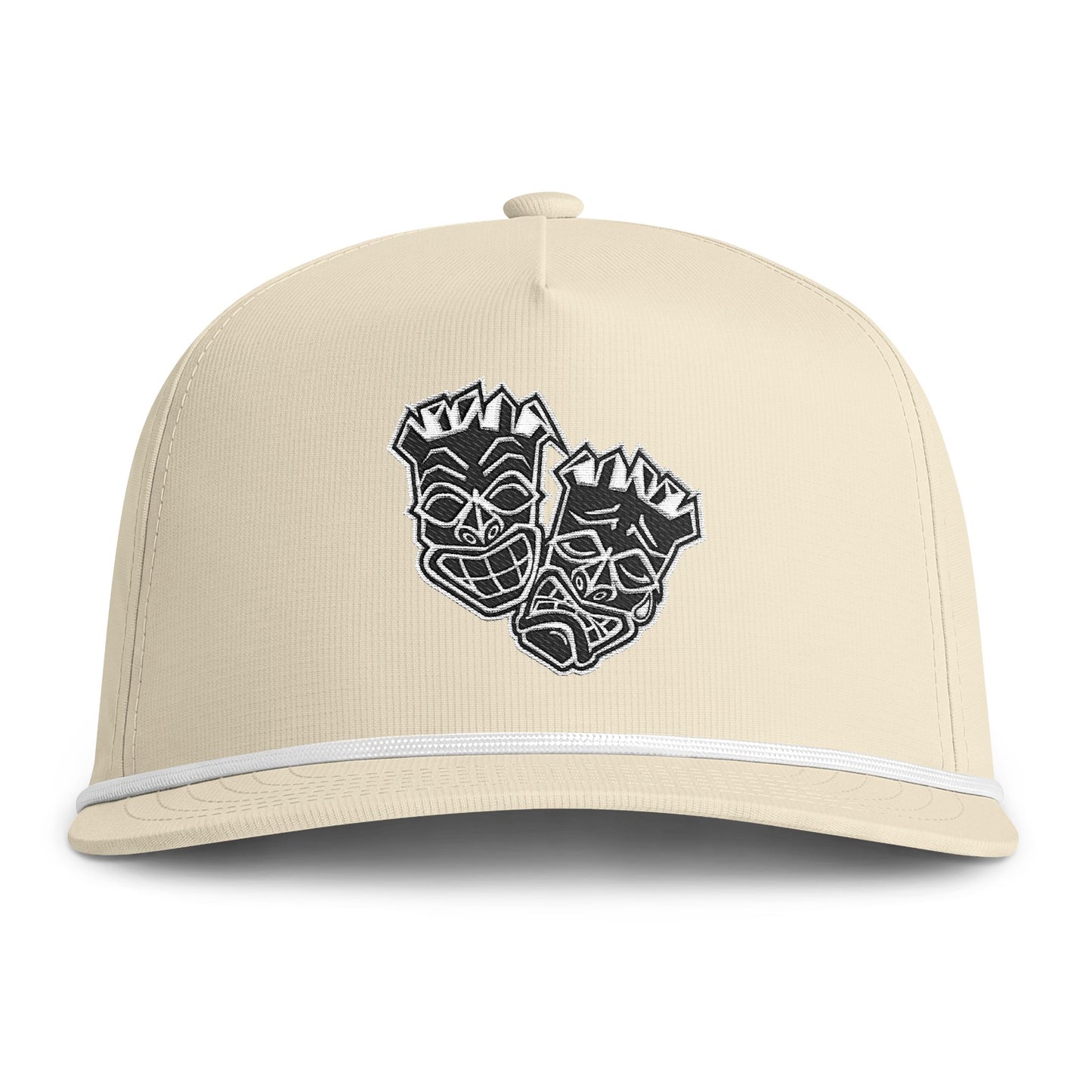 "Birdie Now, Bogey Later" Sunwashed Embroidered Rope Cap