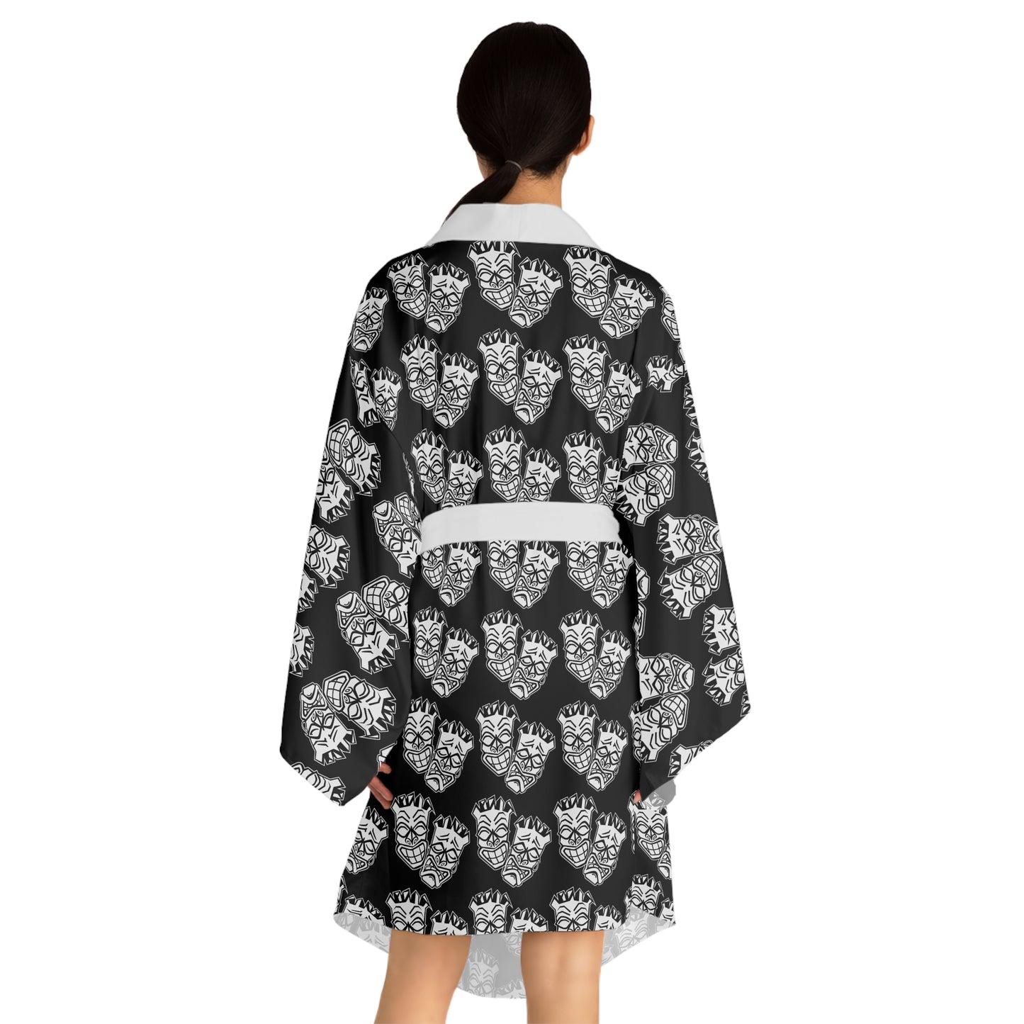 Now & Later Tiki Heads Kimono