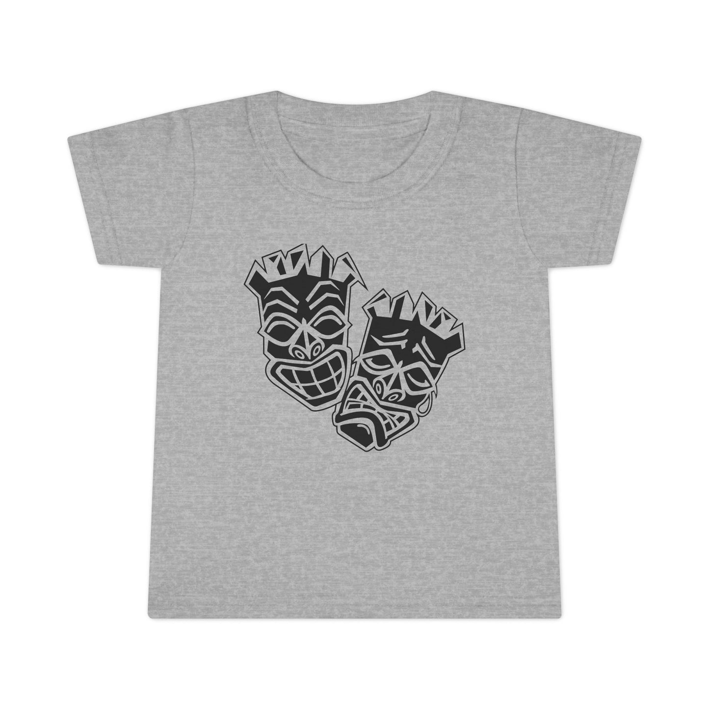 Toddler Now & Later Tiki Heads T-Shirt