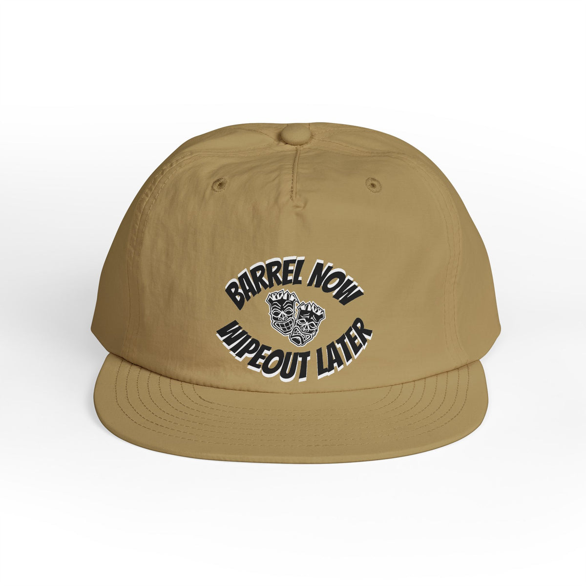 "Barrel Now, Wipeout Later" Tiki Surf Club Snapback