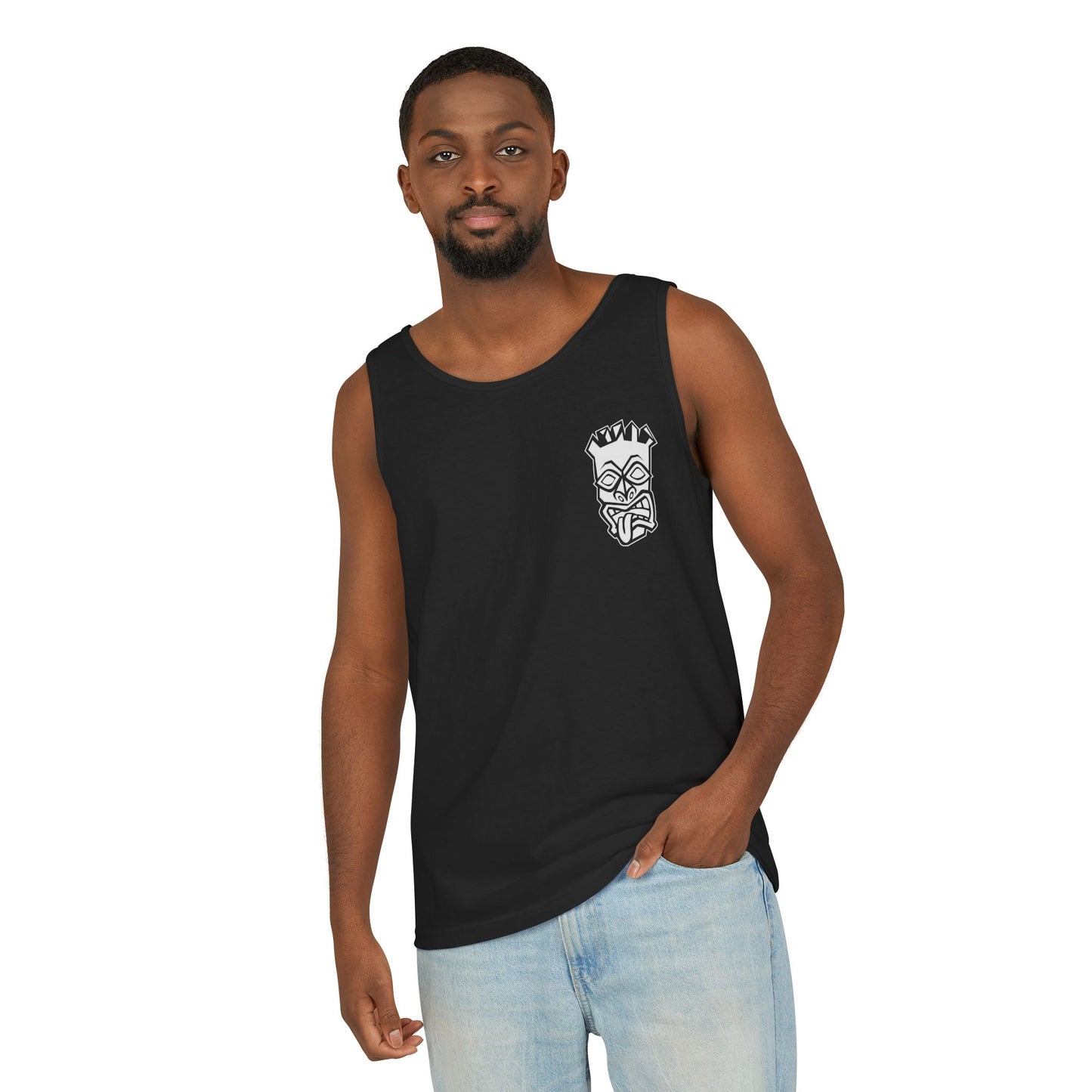 Tongue Out Tiki Tank Top