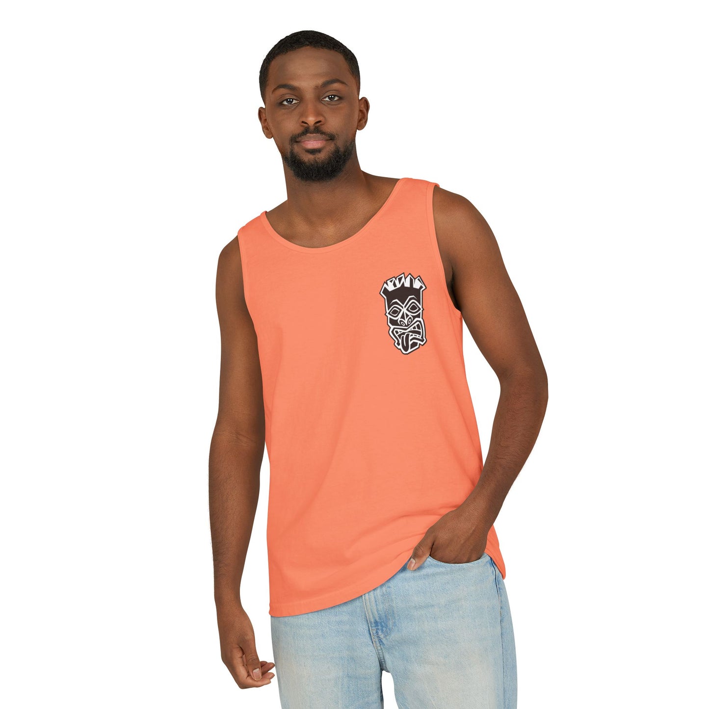 Tongue Out Tiki Tank Top