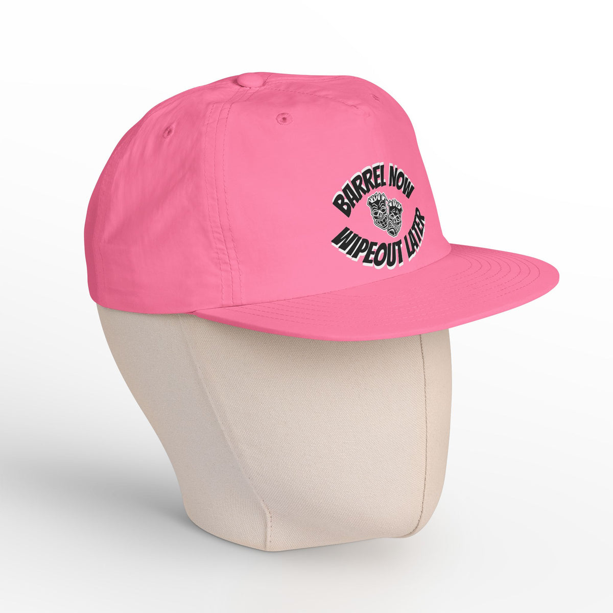 "Barrel Now, Wipeout Later" Tiki Surf Club Snapback