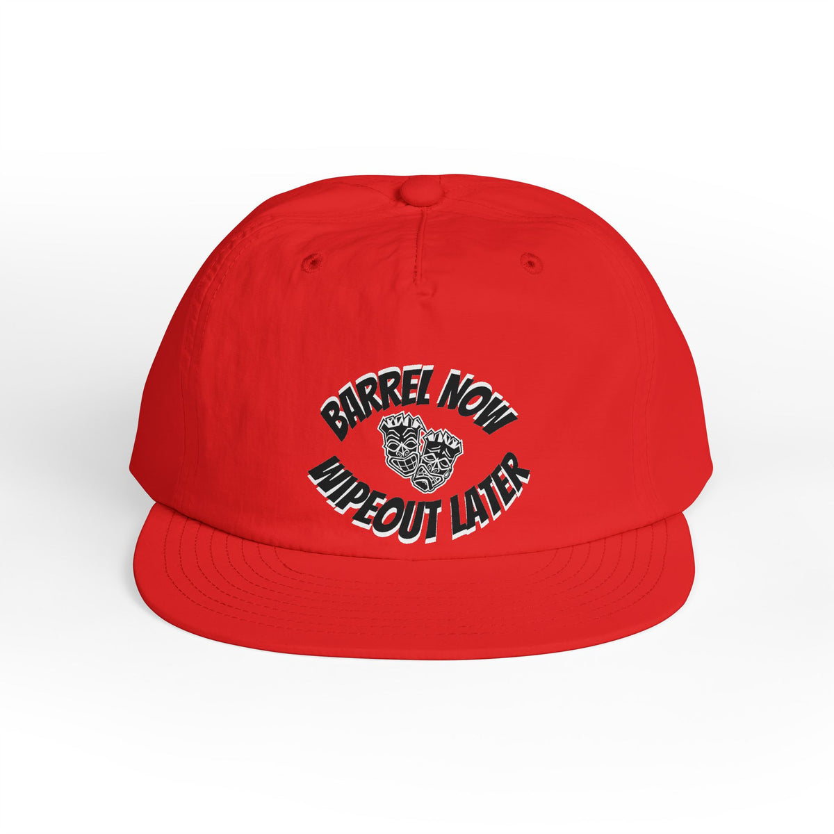 "Barrel Now, Wipeout Later" Tiki Surf Club Snapback