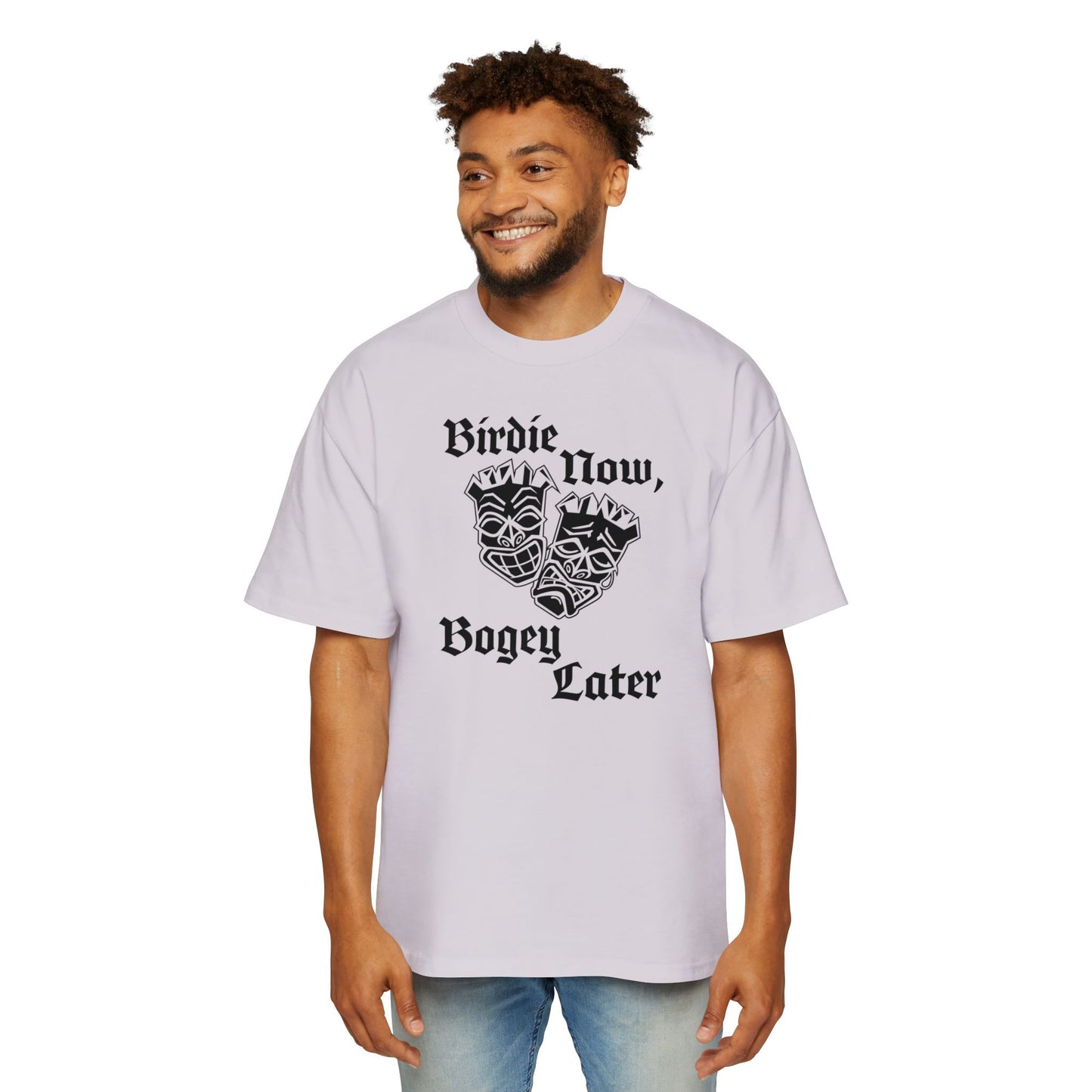 "Birdie Now, Bogey Later" Oversized T-Shirt