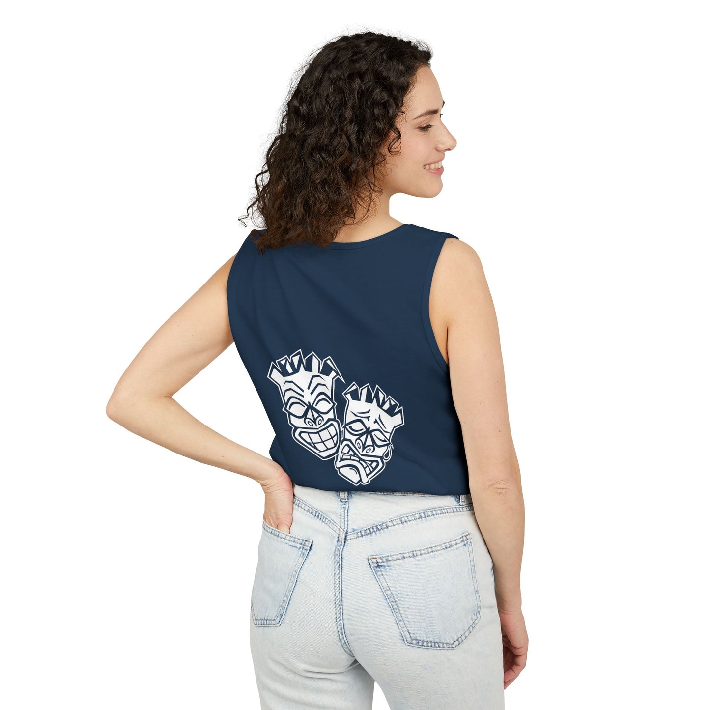 Tongue Out Tiki Tank Top