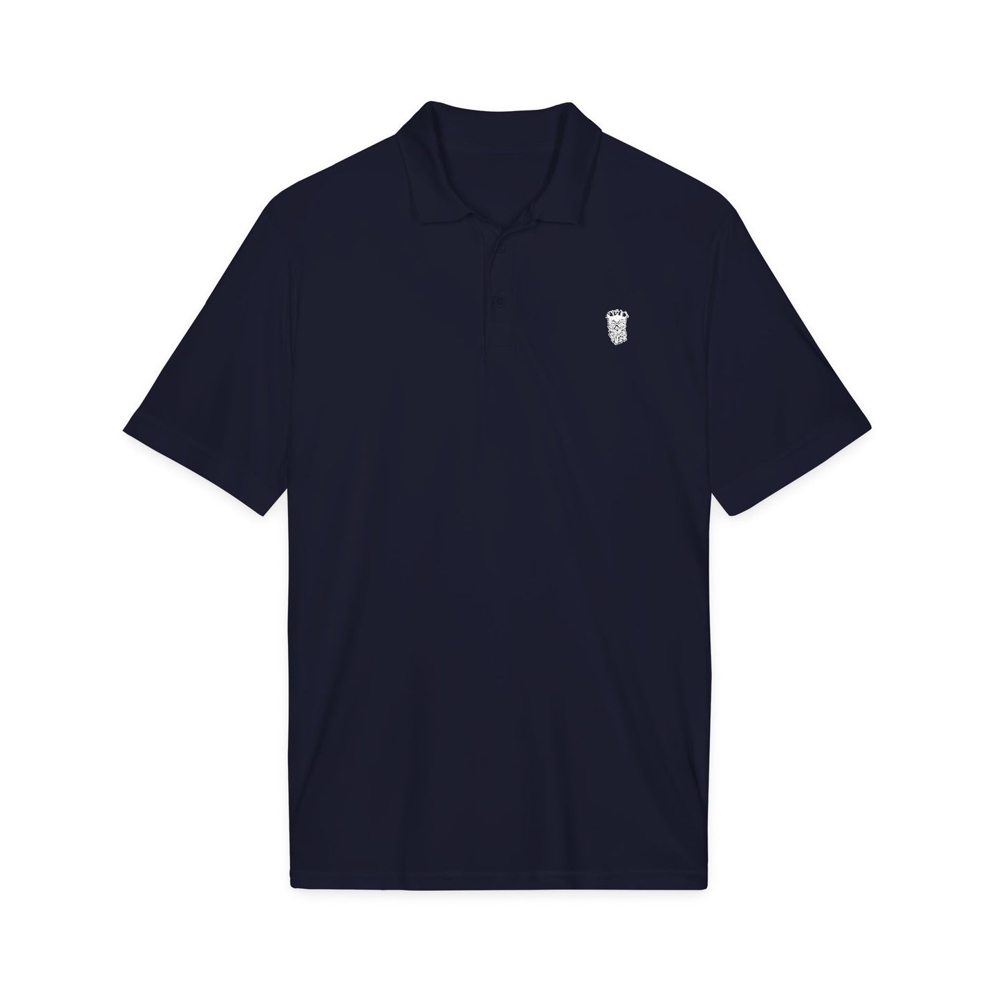 Tongue Out Tiki Bold Embroidered Polo