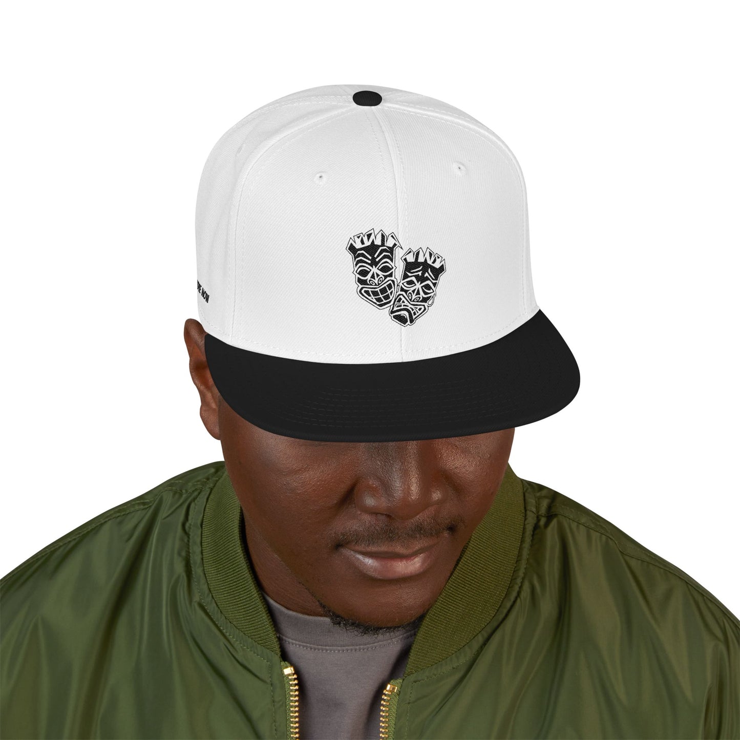 "Birdie Now, Bogey Later" 2 Tone Embroidered Tiki Golf Snapback