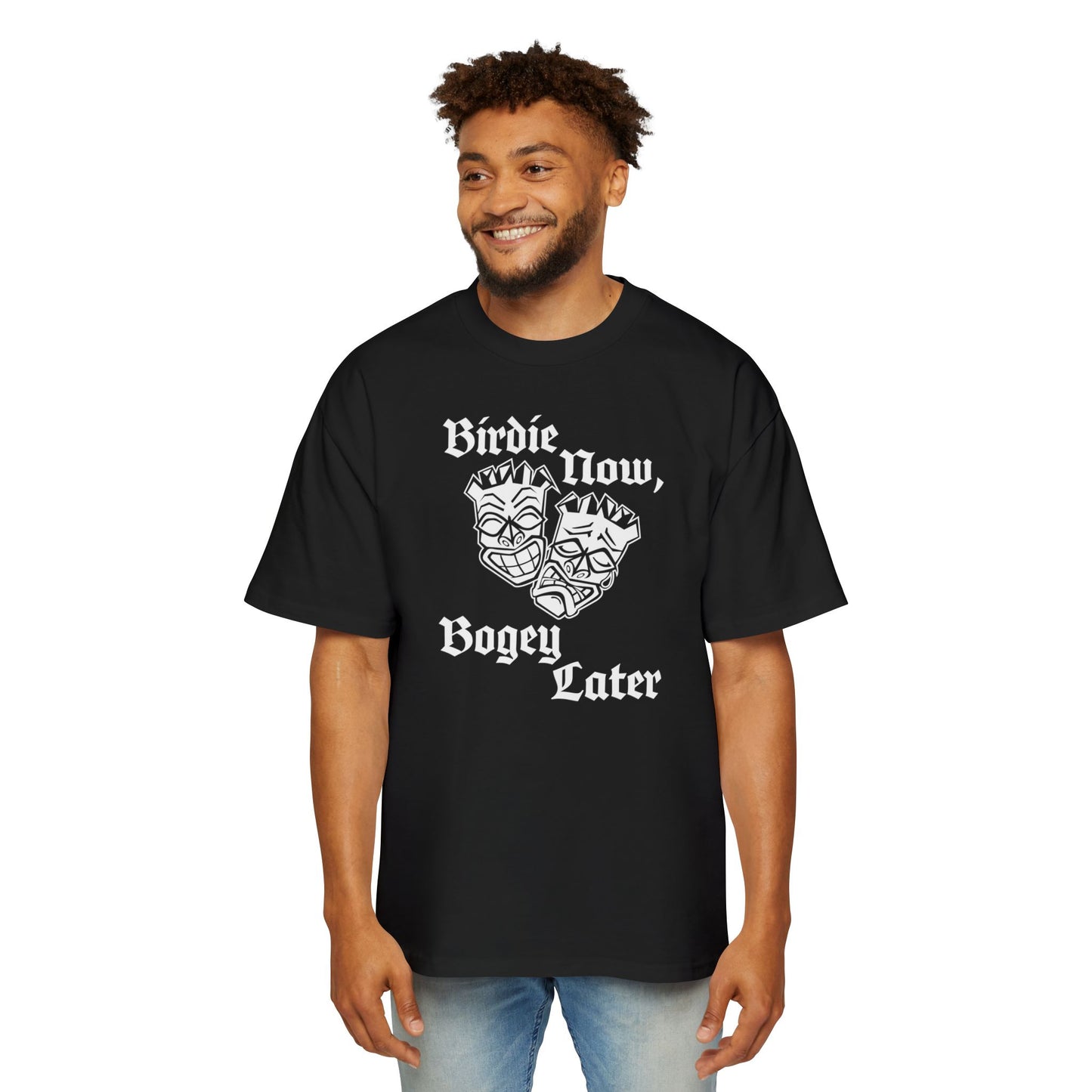 "Birdie Now, Bogey Later" Oversized T-Shirt
